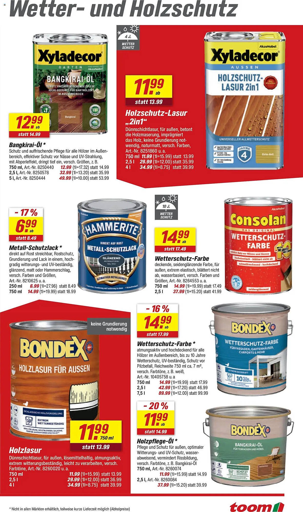 Toom Baumarkt Prospekt