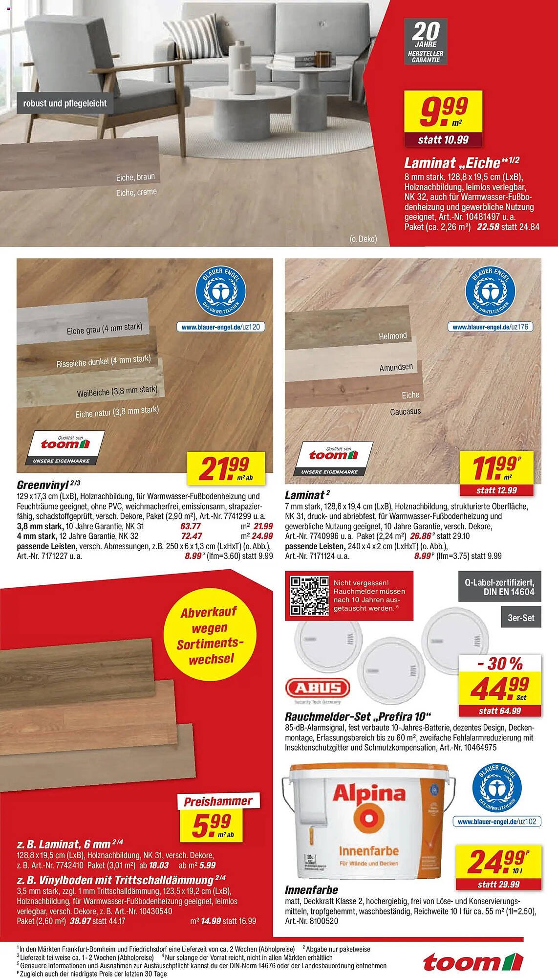 Toom Baumarkt Prospekt
