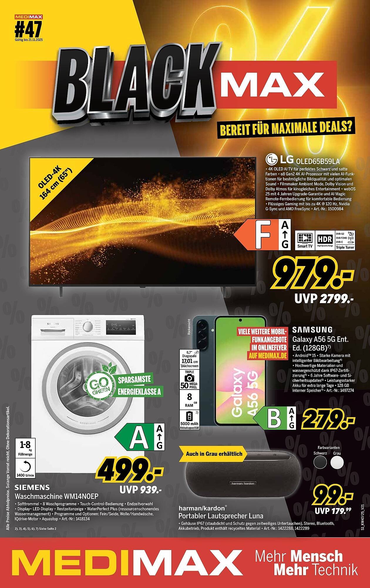 MEDIMAX Prospekt (2025-11-14 - 2025-11-21)