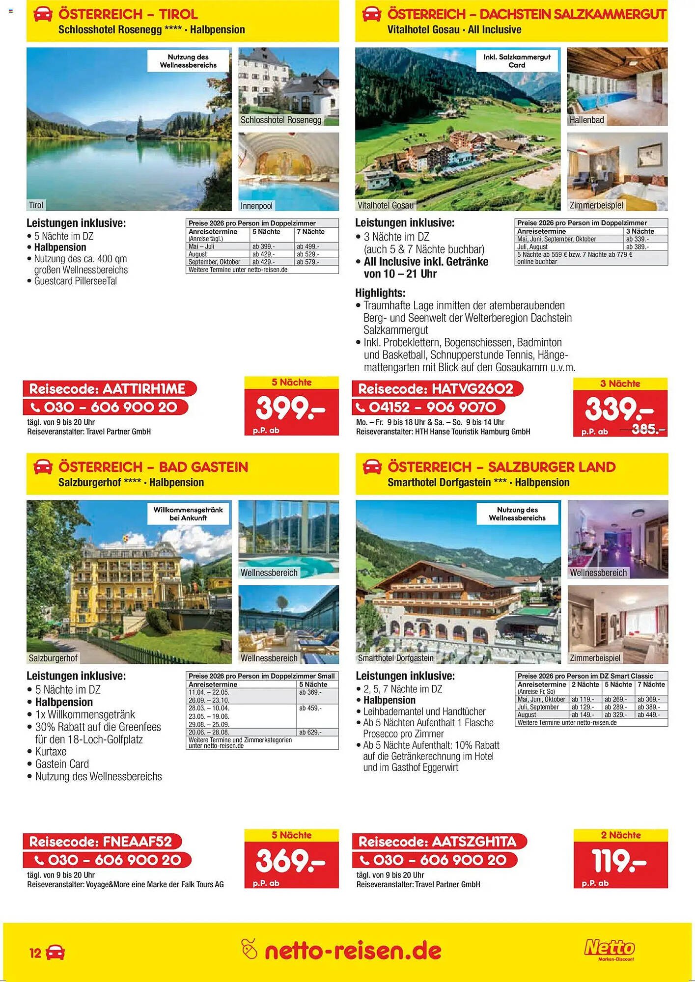 Netto Reisen Prospekt (2026-02-26 - 2026-03-31)