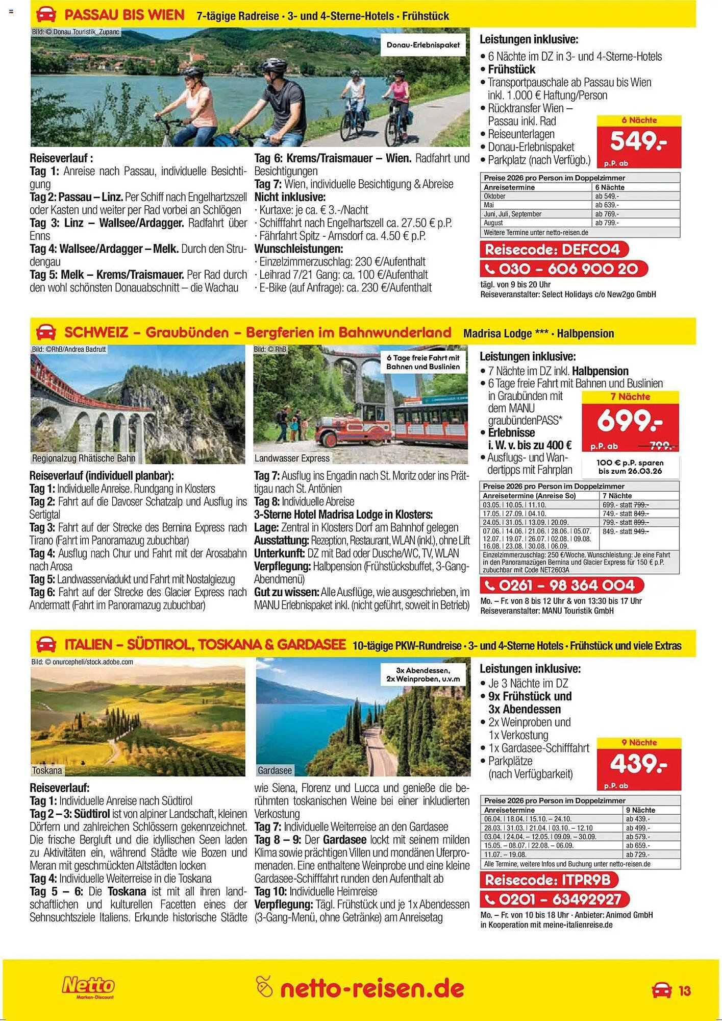 Netto Reisen Prospekt (2026-02-26 - 2026-03-31)