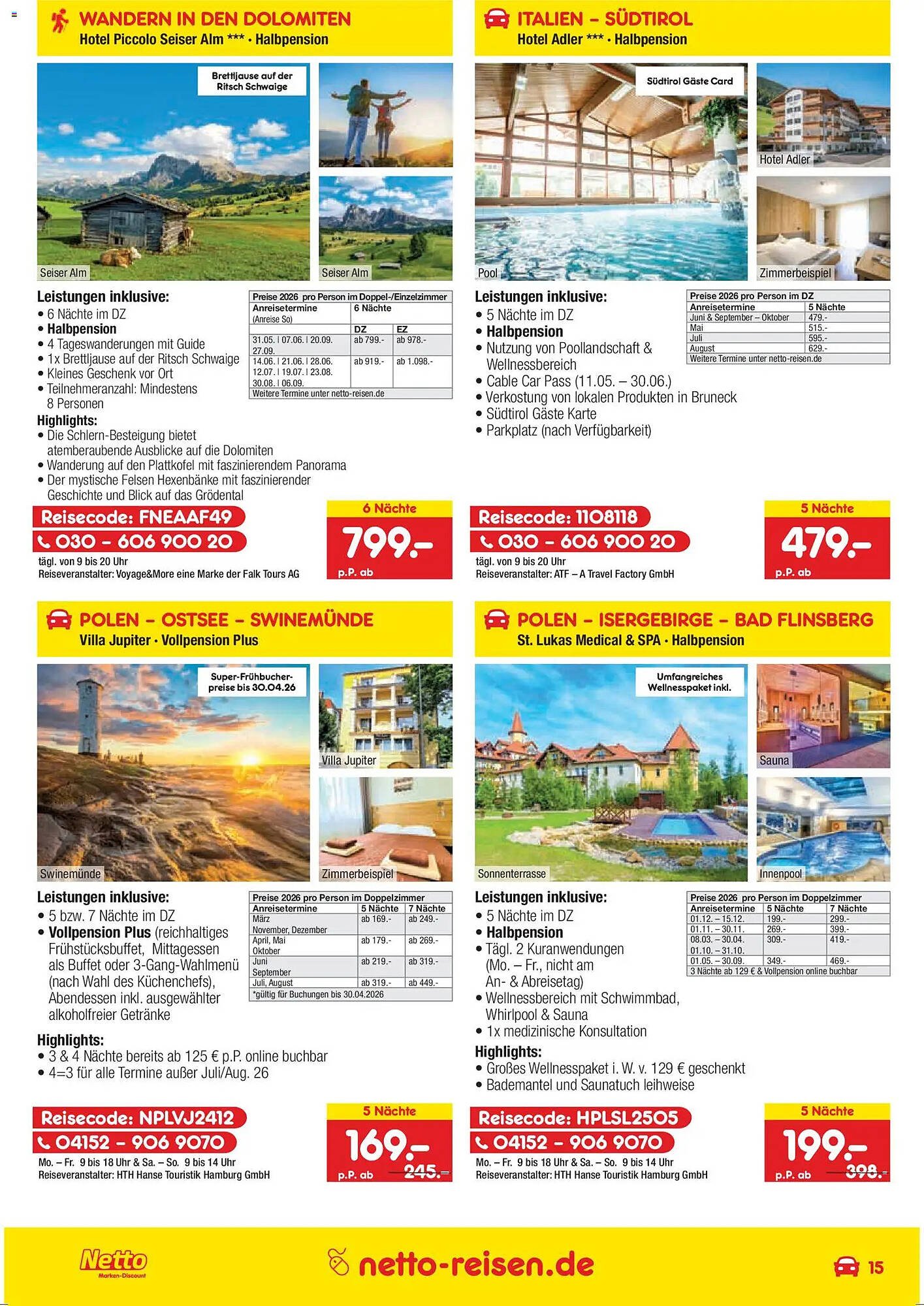 Netto Reisen Prospekt (2026-02-26 - 2026-03-31)
