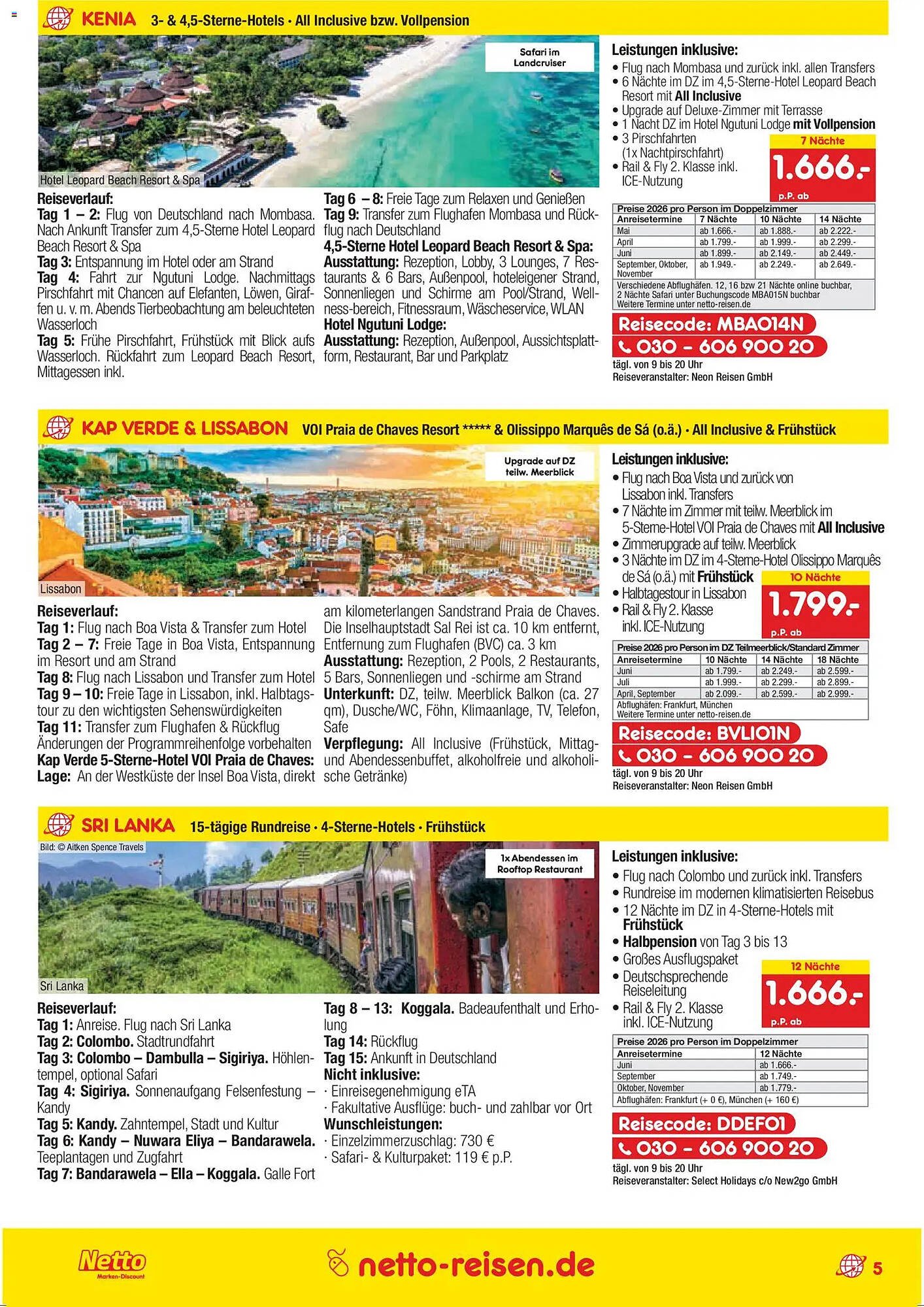 Netto Reisen Prospekt (2026-02-26 - 2026-03-31)