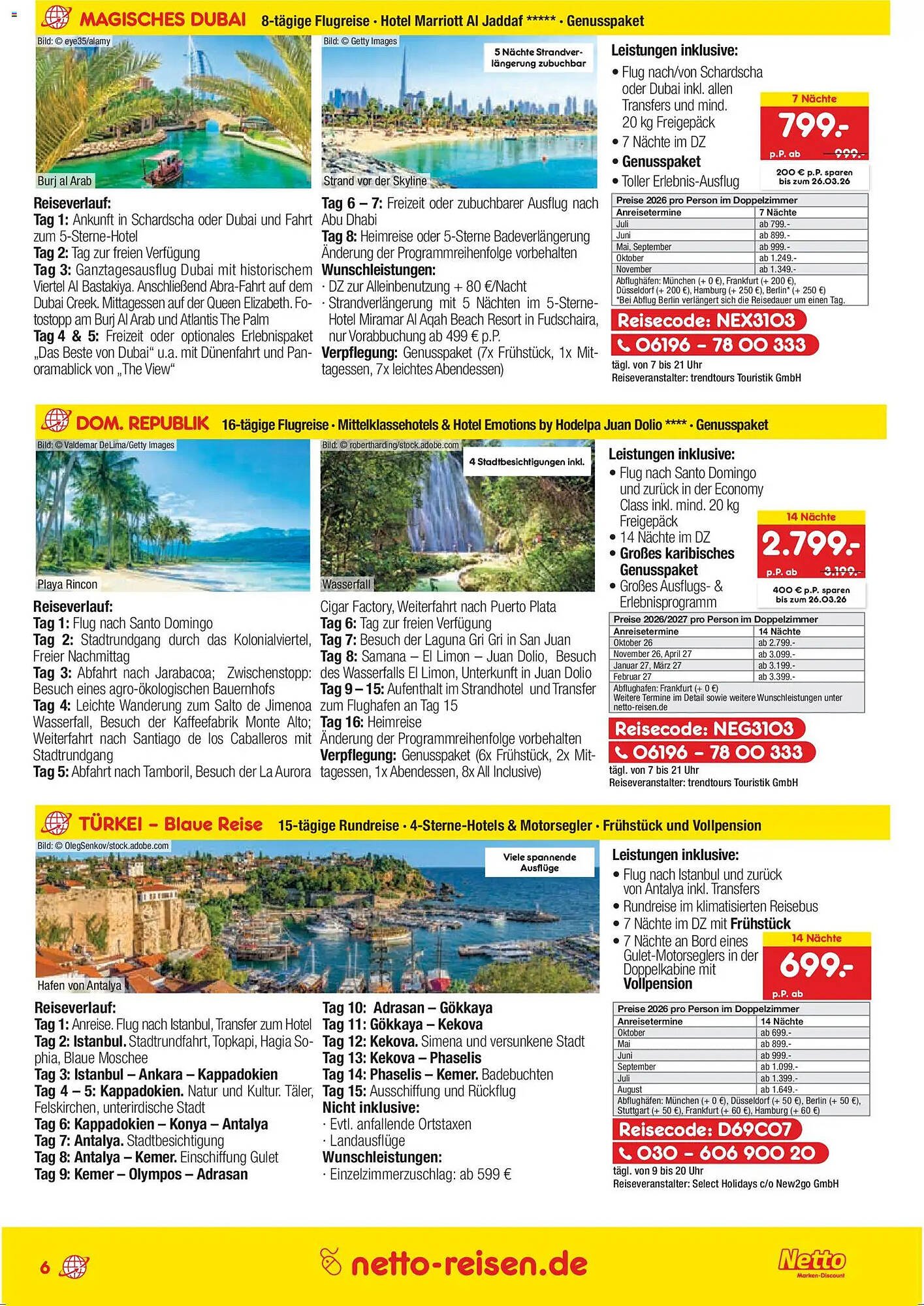 Netto Reisen Prospekt (2026-02-26 - 2026-03-31)