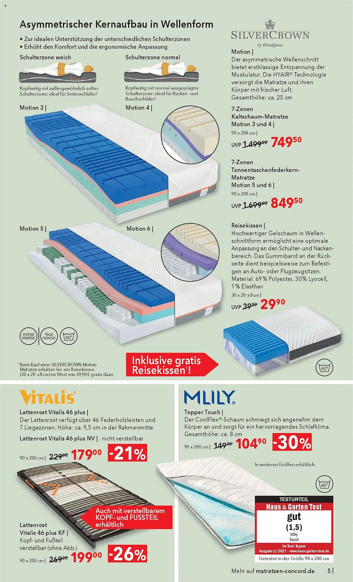 Matratzen Concord Prospekt