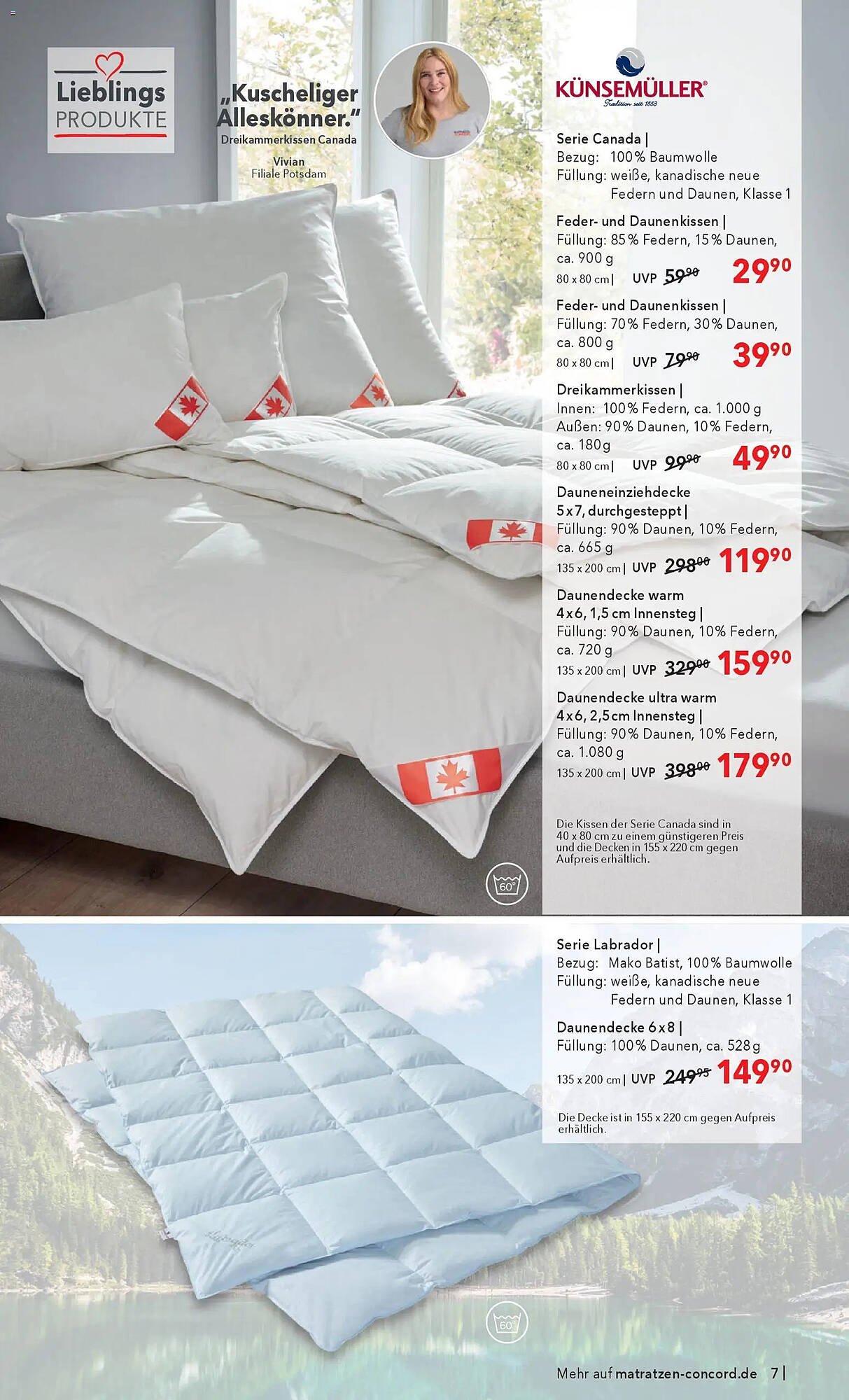 Matratzen Concord Prospekt