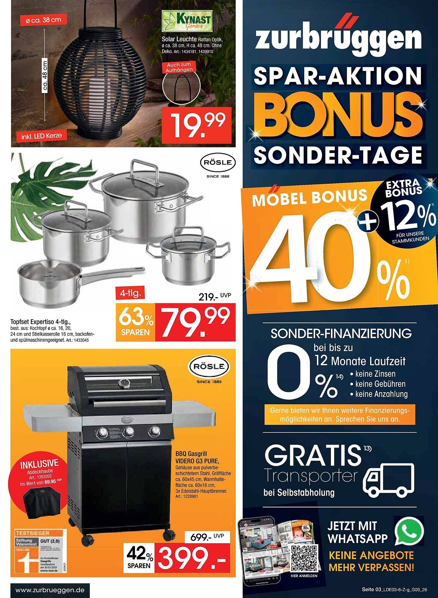 Zurbrüggen Prospekt