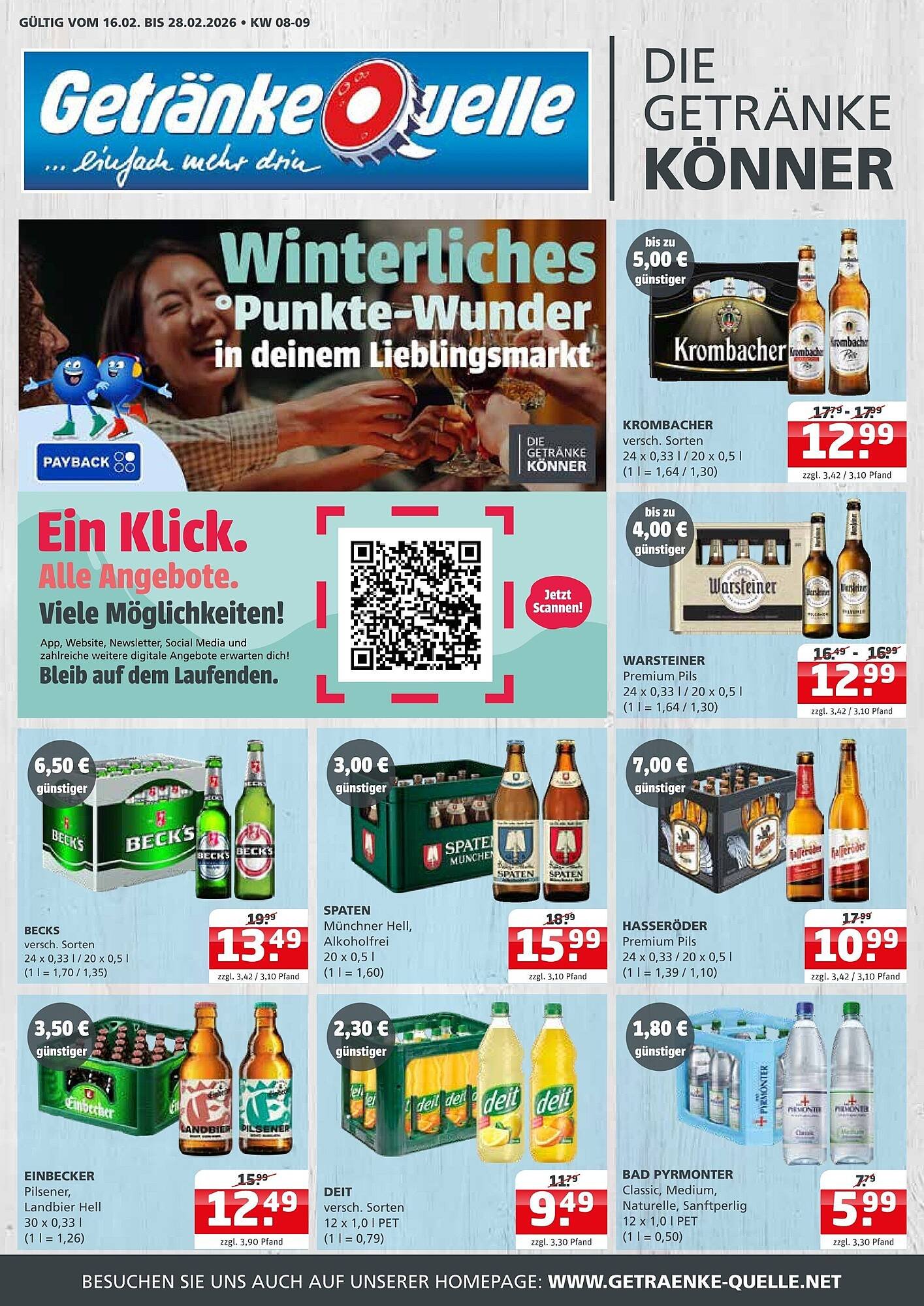 Getränke Quelle Prospekt (2026-02-16 - 2026-02-28)