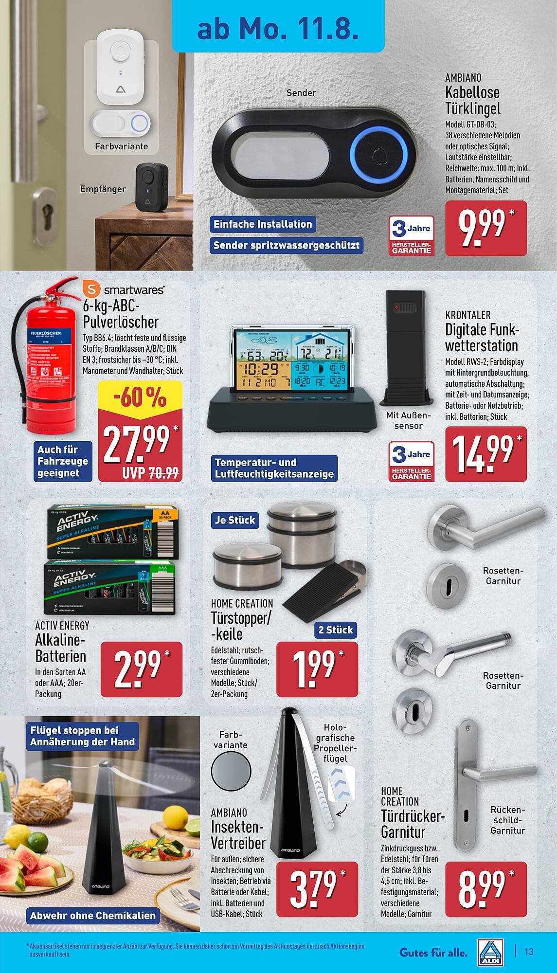 Aldi Nord Prospekt (2025-08-11 - 2025-08-16) | 13