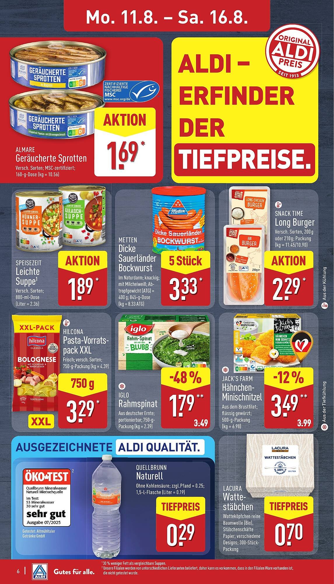 Aldi Nord Prospekt (2025-08-11 - 2025-08-16) | 6
