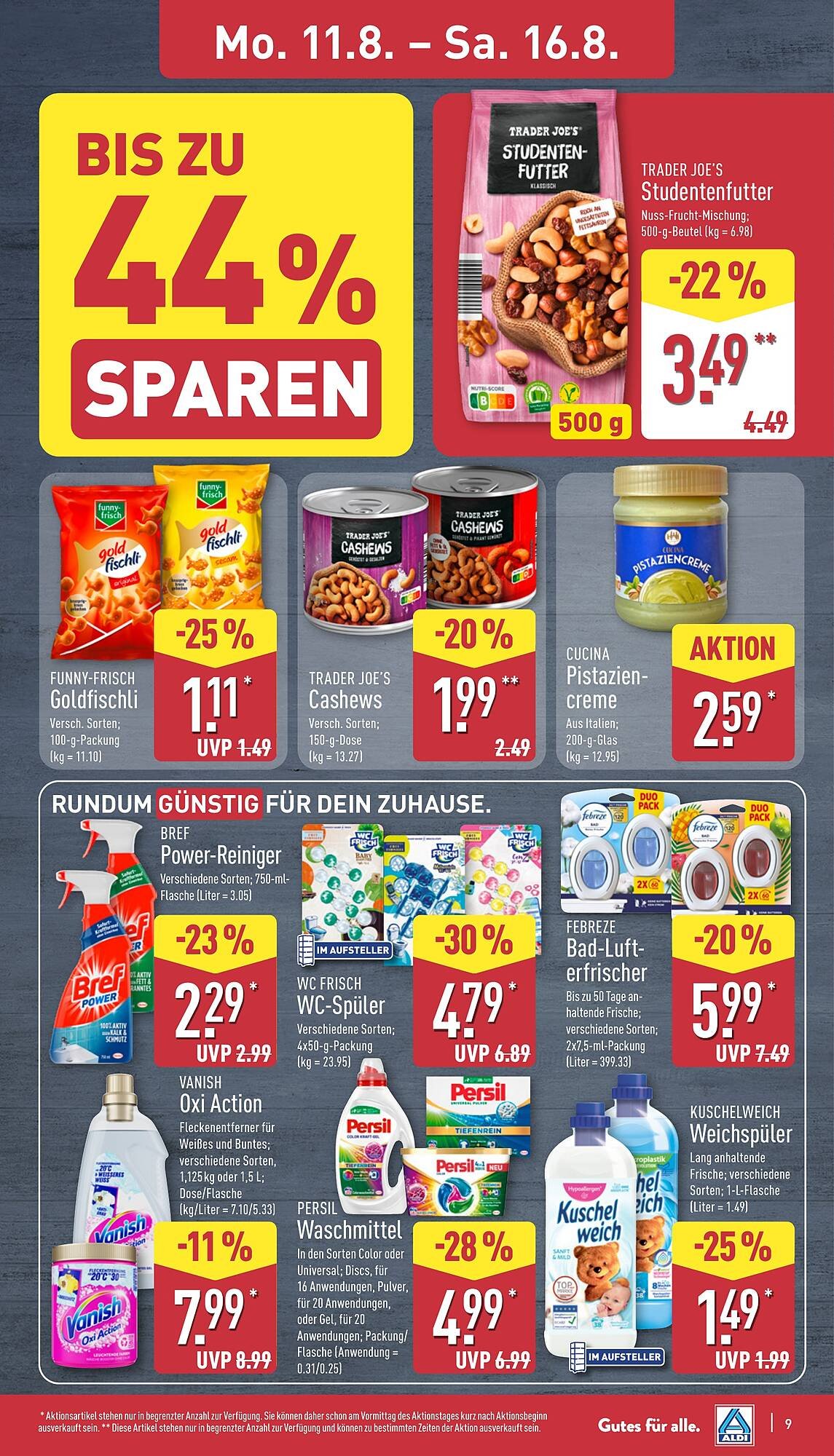 Aldi Nord Prospekt (2025-08-11 - 2025-08-16) | 9