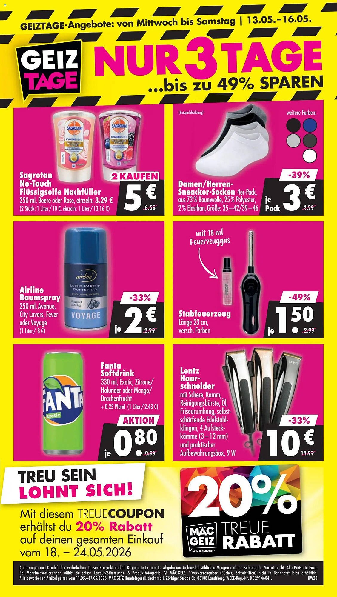 Mäc Geiz Prospekt