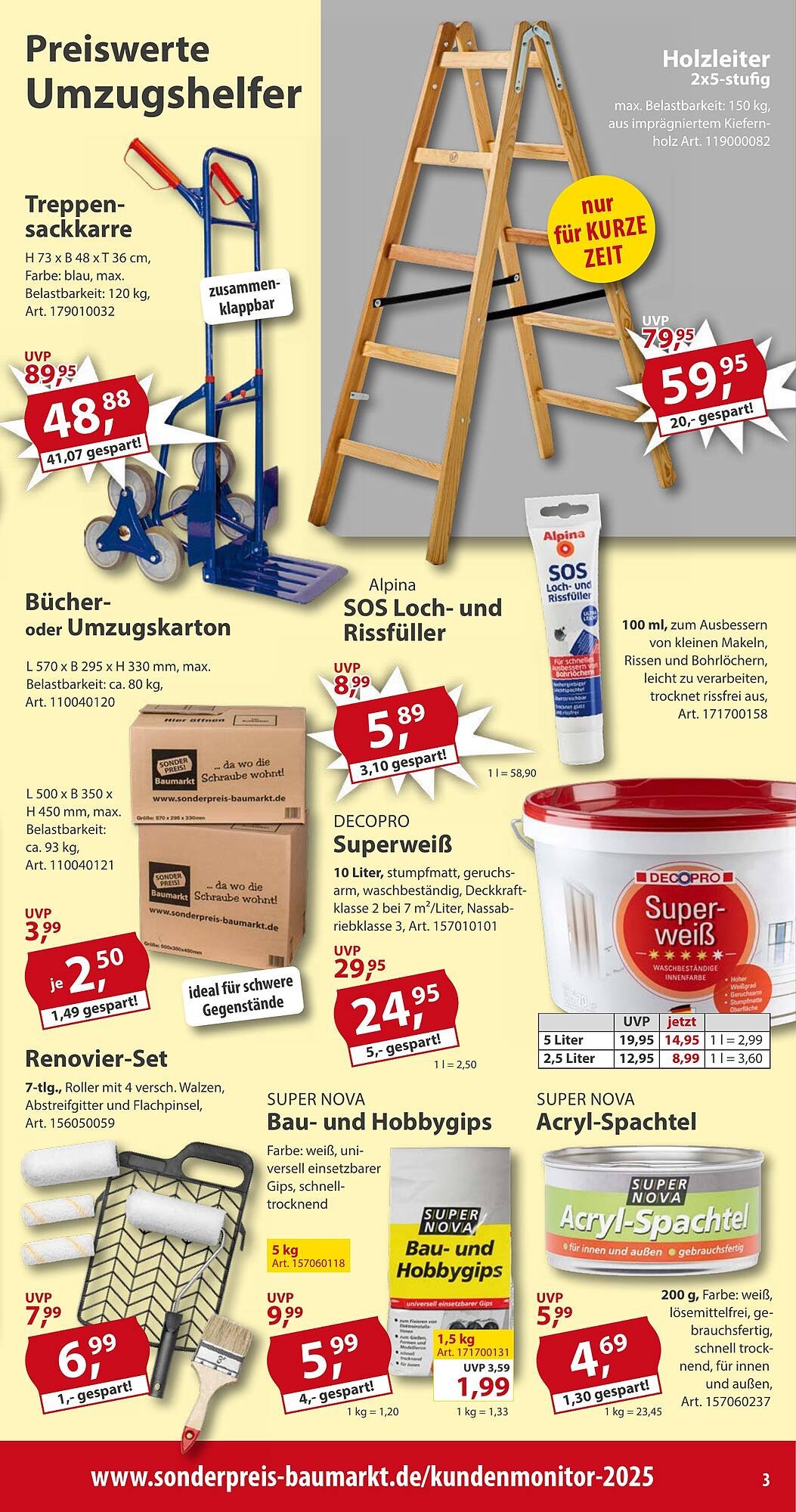 Sonderpreis Baumarkt Prospekt