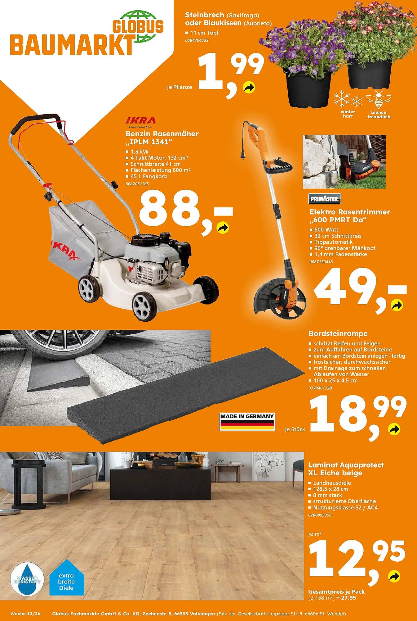 Globus Baumarkt Prospekt (2026-03-15 - 2026-03-21)