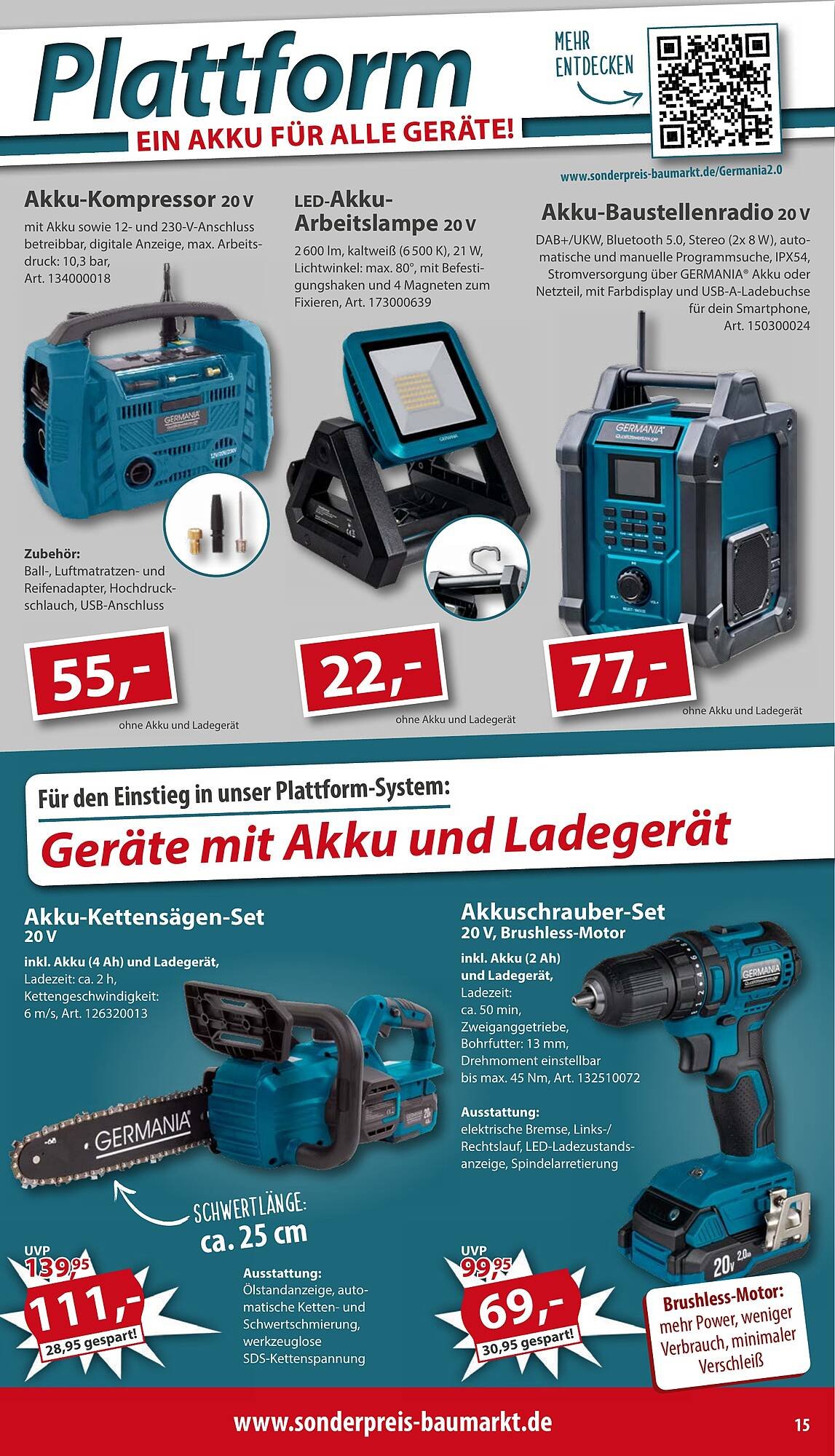 Sonderpreis Baumarkt Prospekt (2025-08-30 - 2025-09-05) | 15