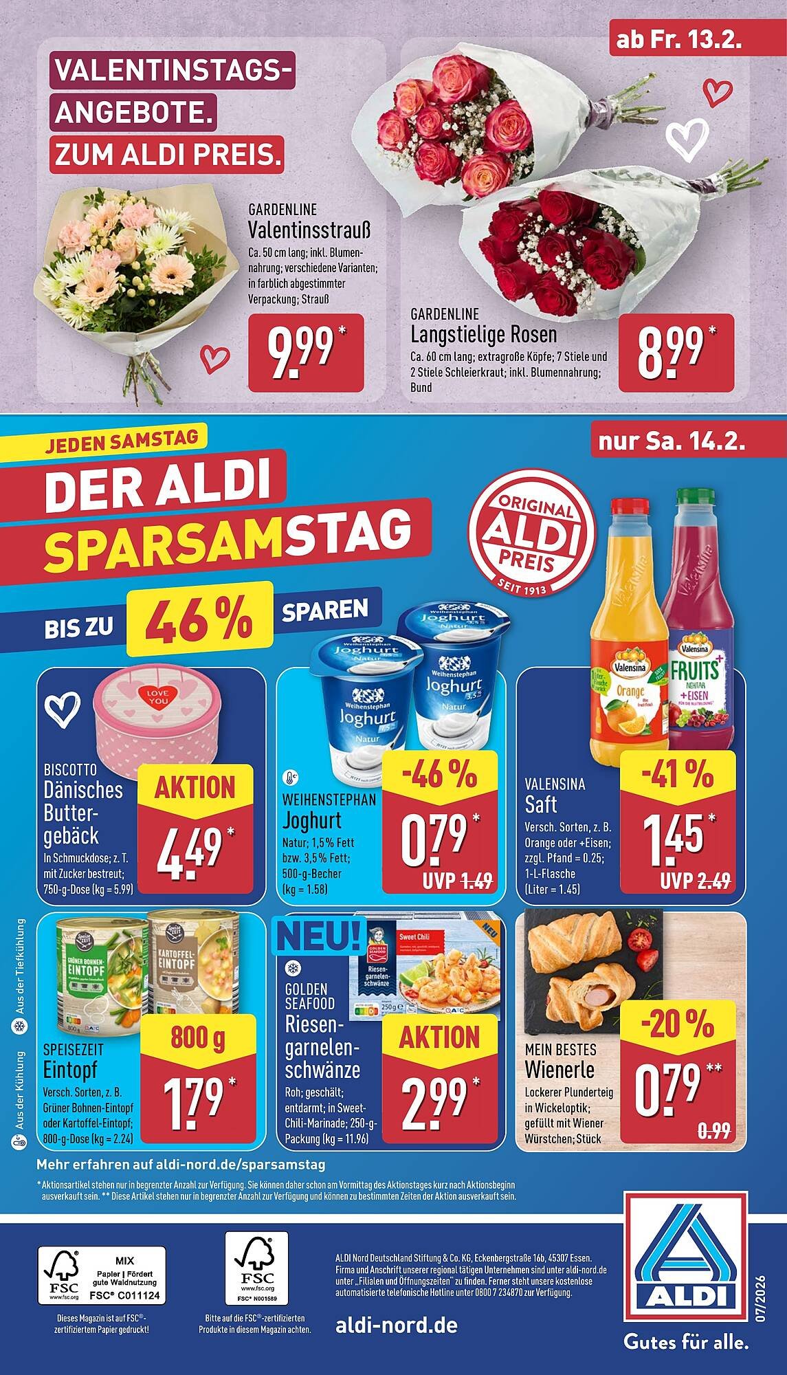 Aldi Nord Prospekt (2026-02-09 - 2026-02-14)