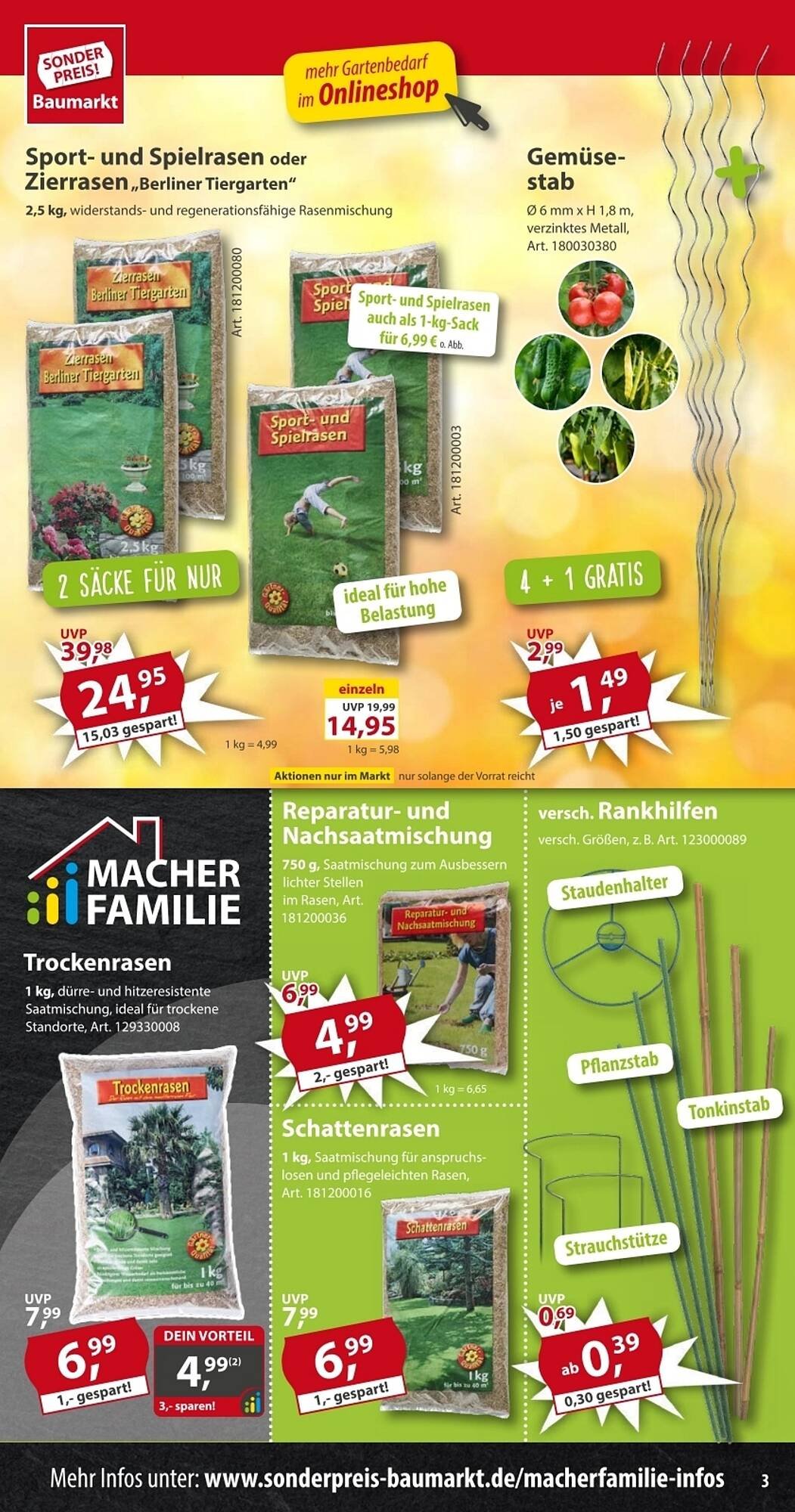 Sonderpreis Baumarkt Prospekt (2025-08-02 - 2025-08-08) | 3