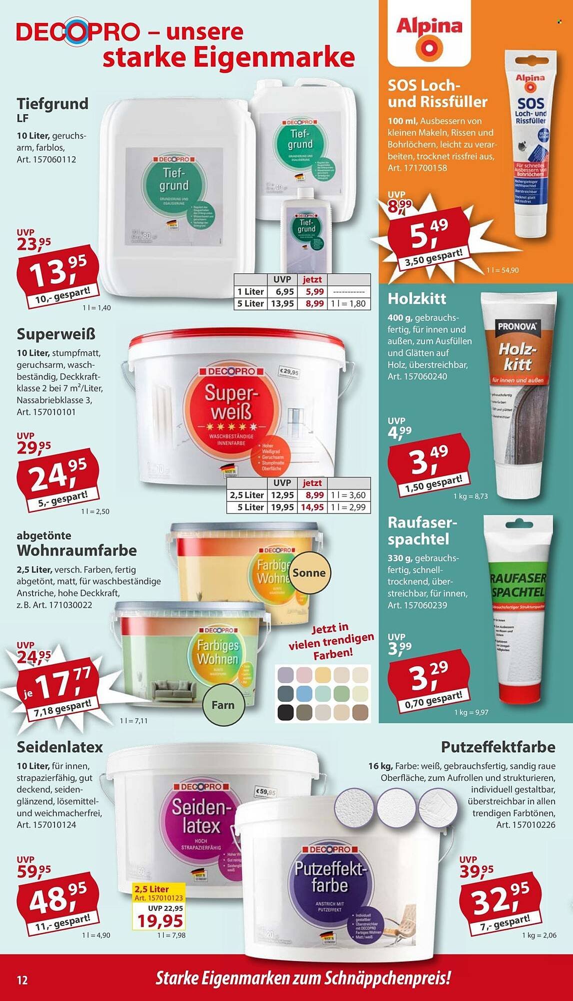 Sonderpreis Baumarkt Prospekt (2025-09-27 - 2025-10-03) | 12