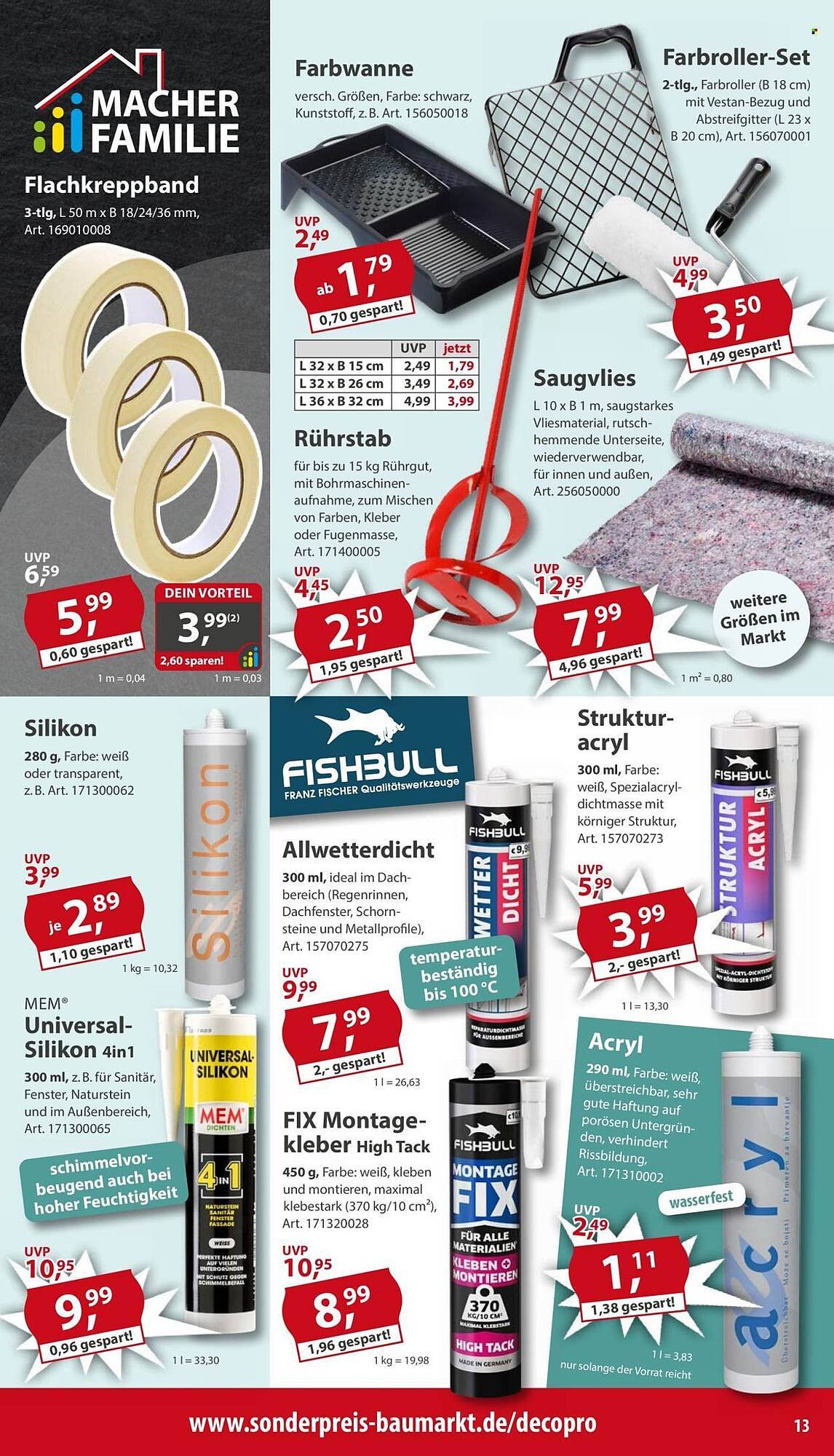 Sonderpreis Baumarkt Prospekt (2025-09-27 - 2025-10-03) | 13