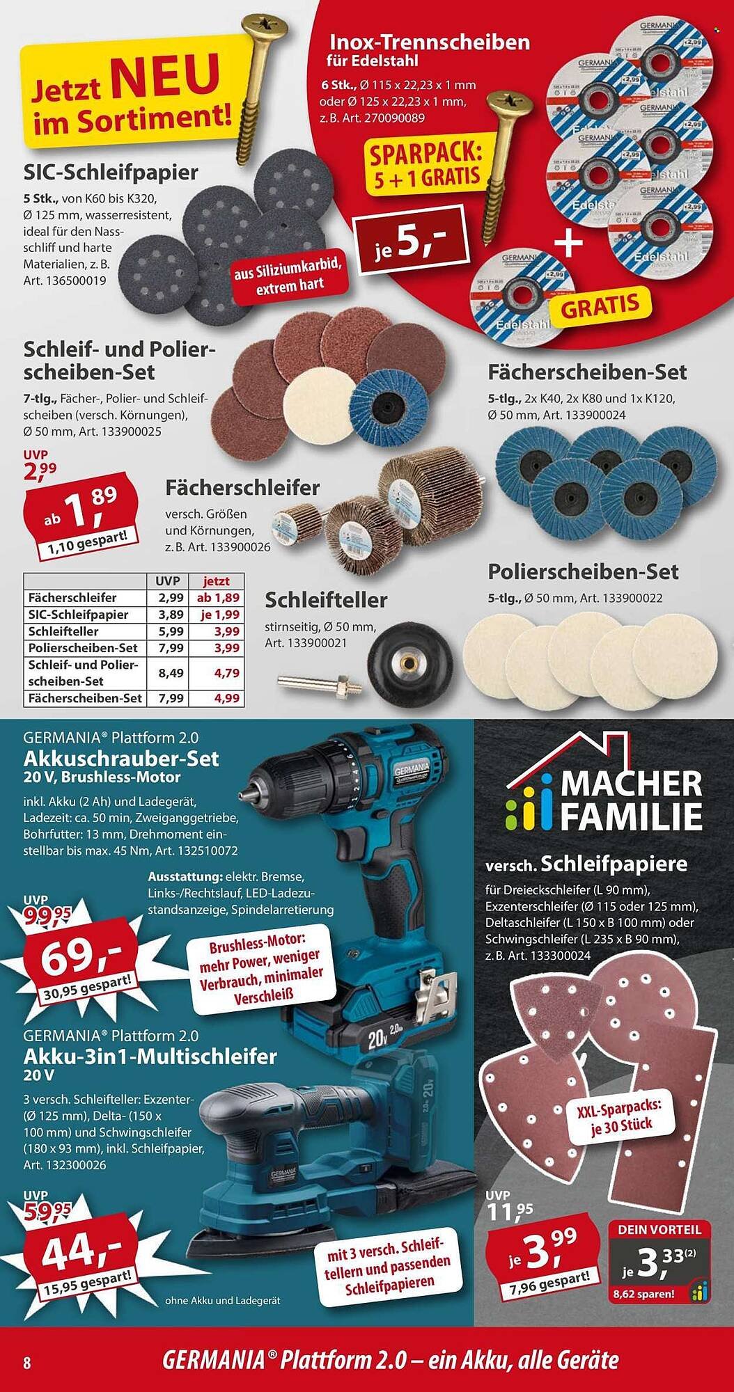 Sonderpreis Baumarkt Prospekt (2025-09-27 - 2025-10-03) | 8