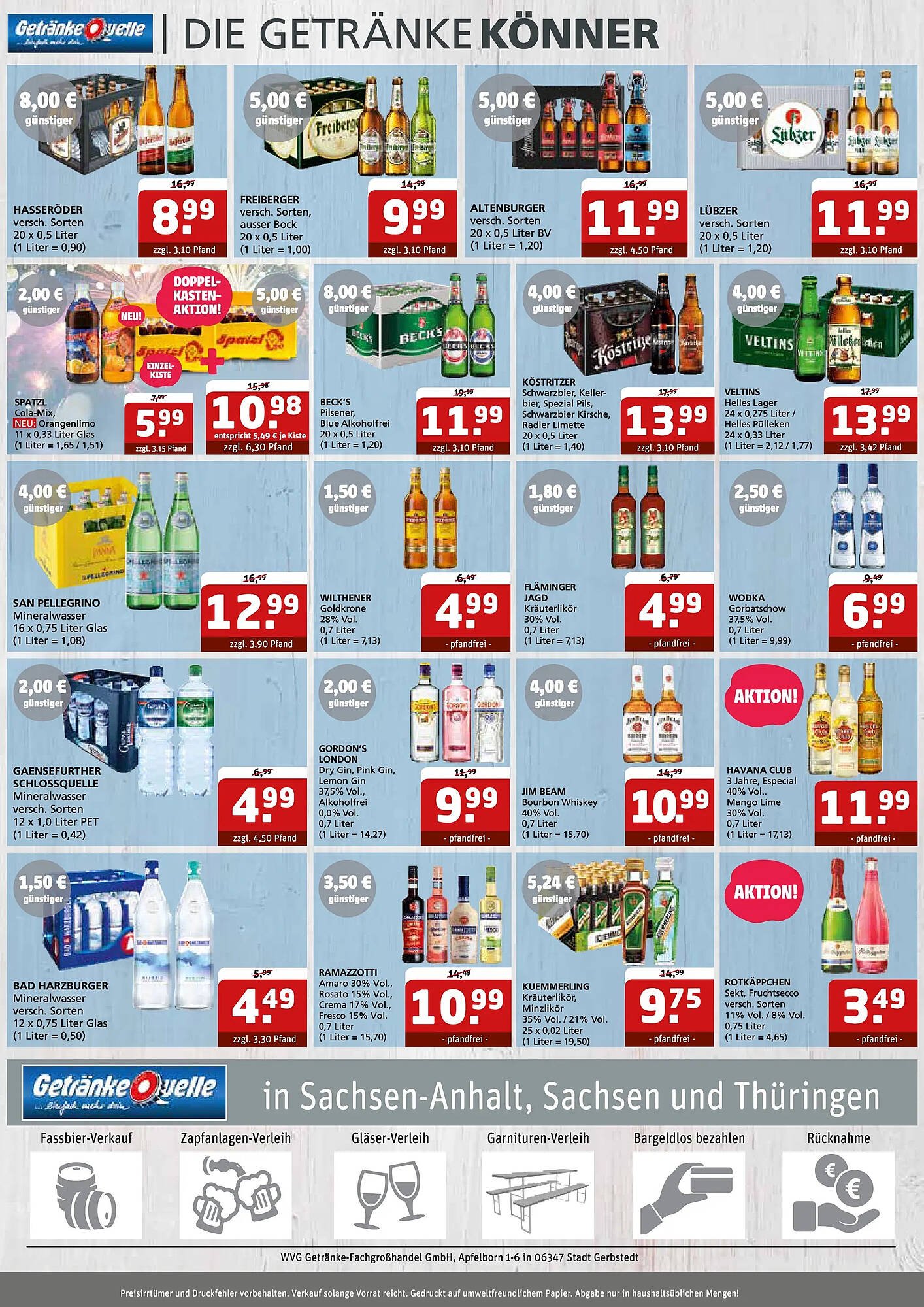 Getränke Quelle Prospekt