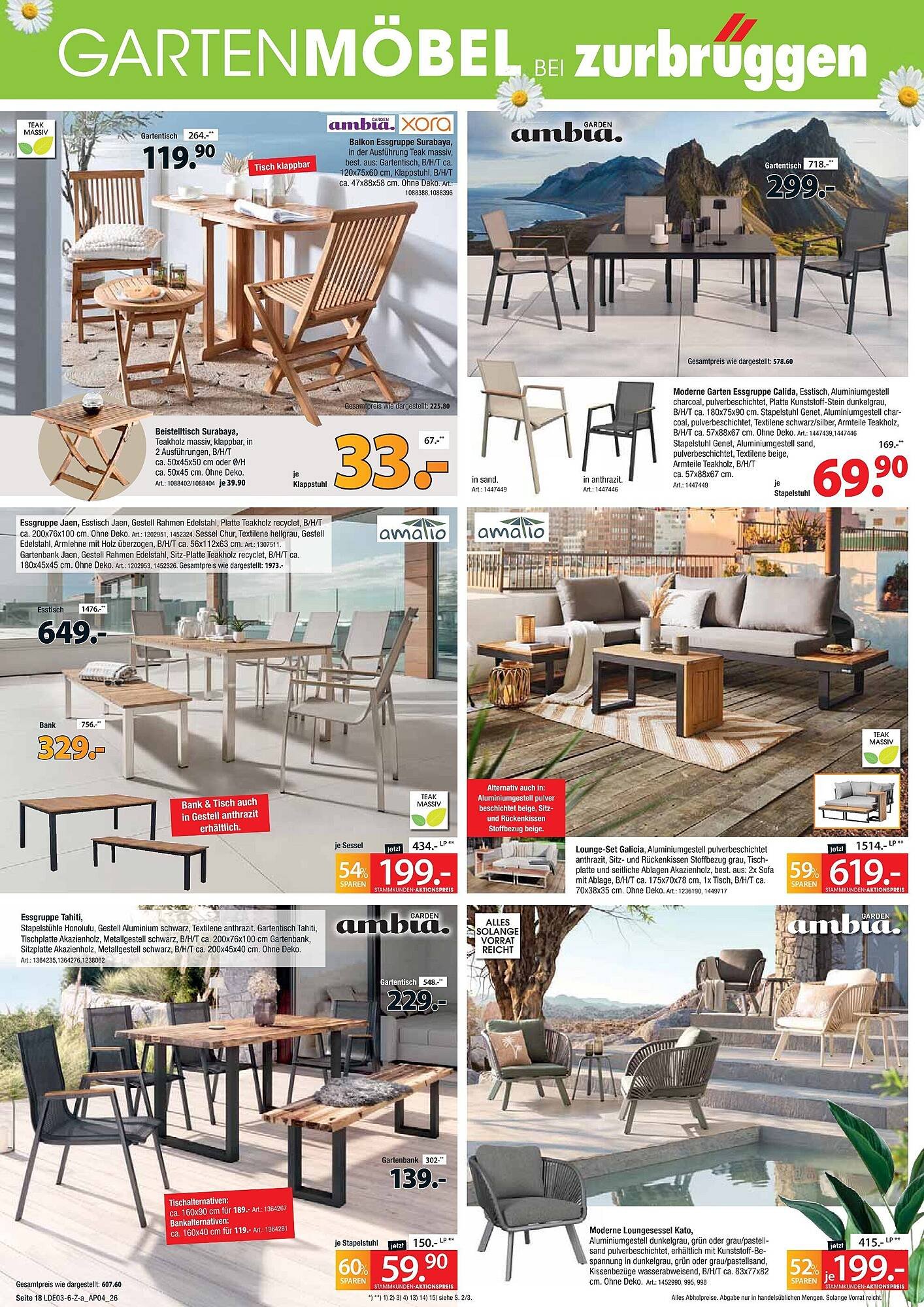 Zurbrüggen Prospekt (2026-03-28 - 2026-04-11)