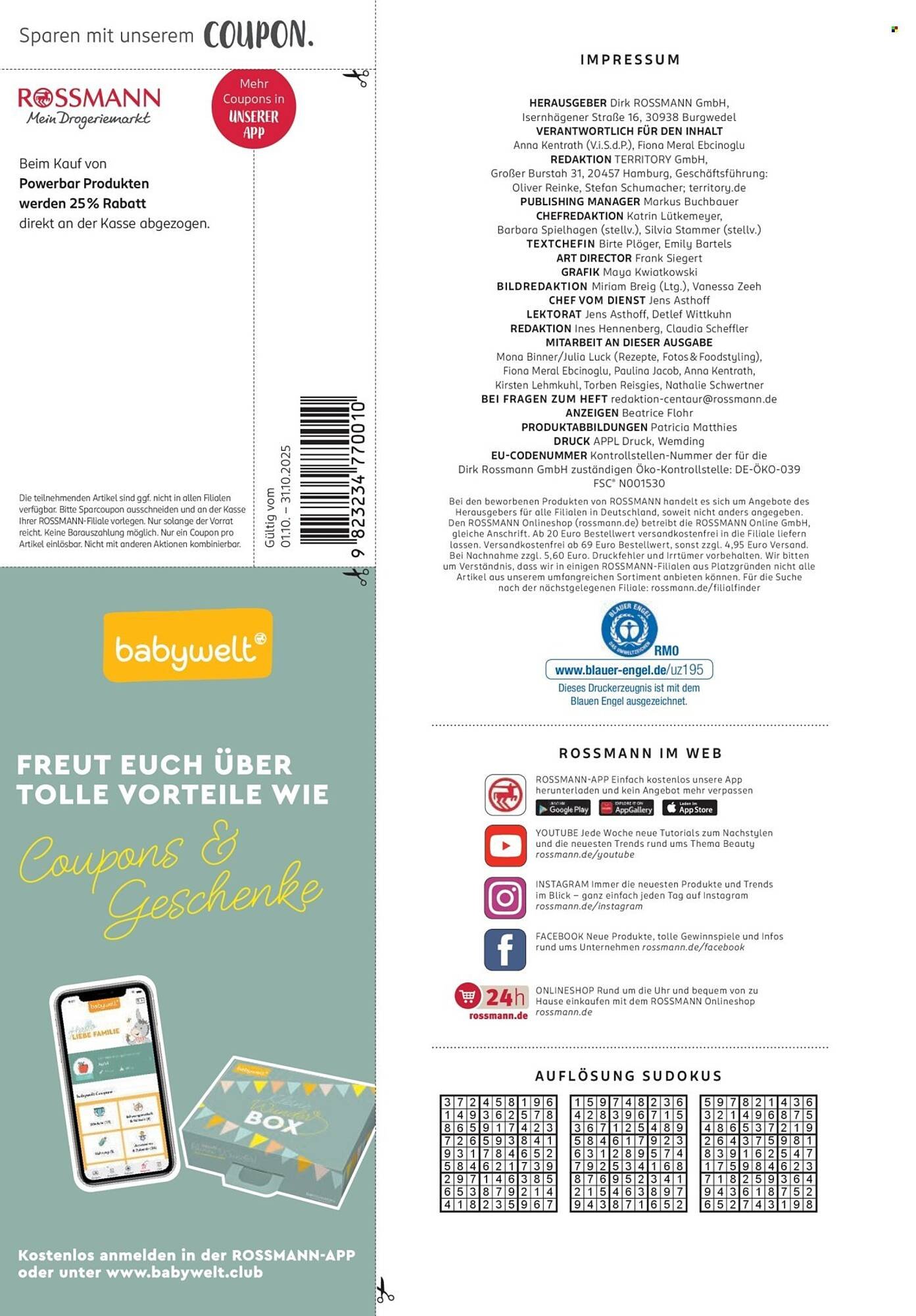 Rossmann Prospekt (2025-10-01 - 2025-10-31)
