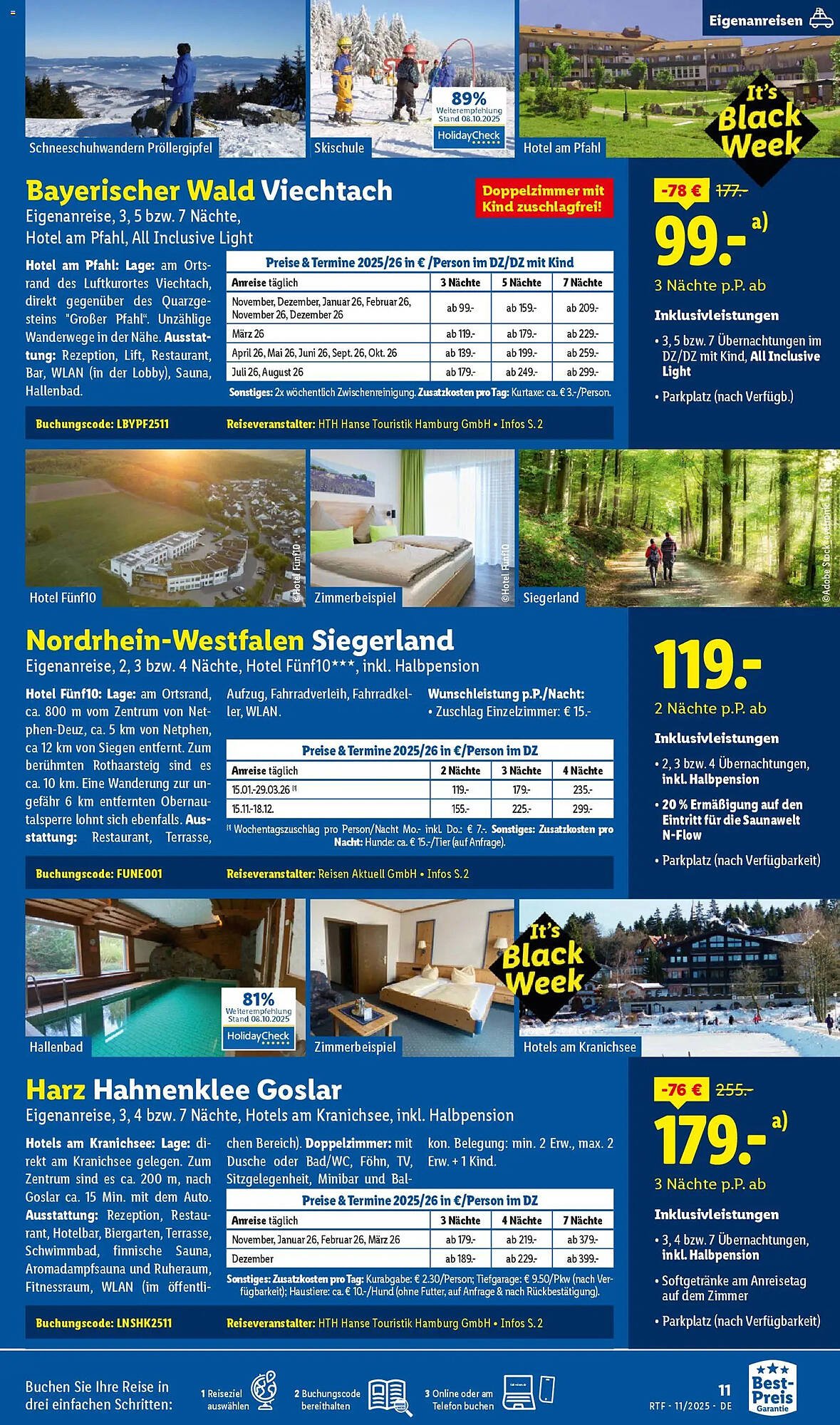 Lidl Reisen Prospekt (2025-11-12 - 2025-12-15)