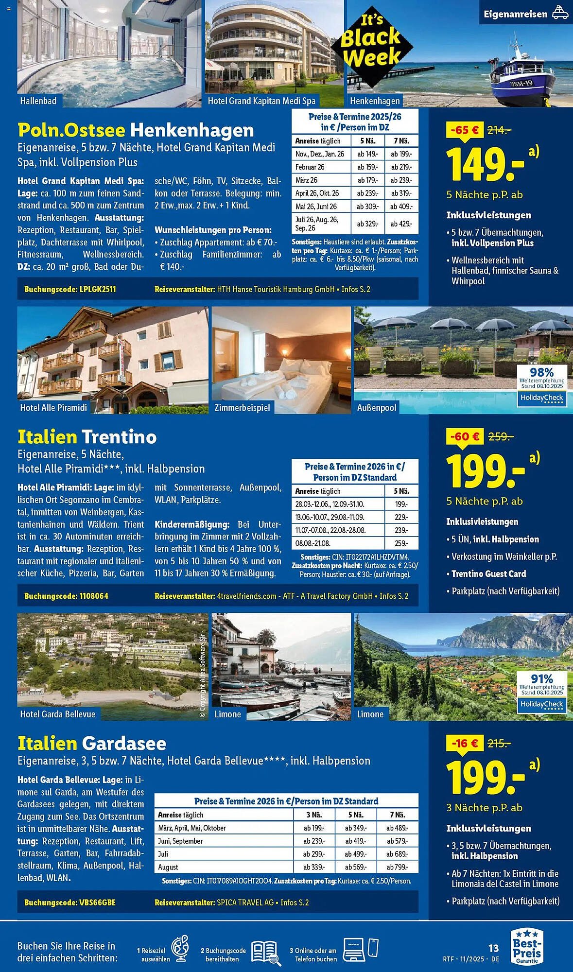 Lidl Reisen Prospekt (2025-11-12 - 2025-12-15)