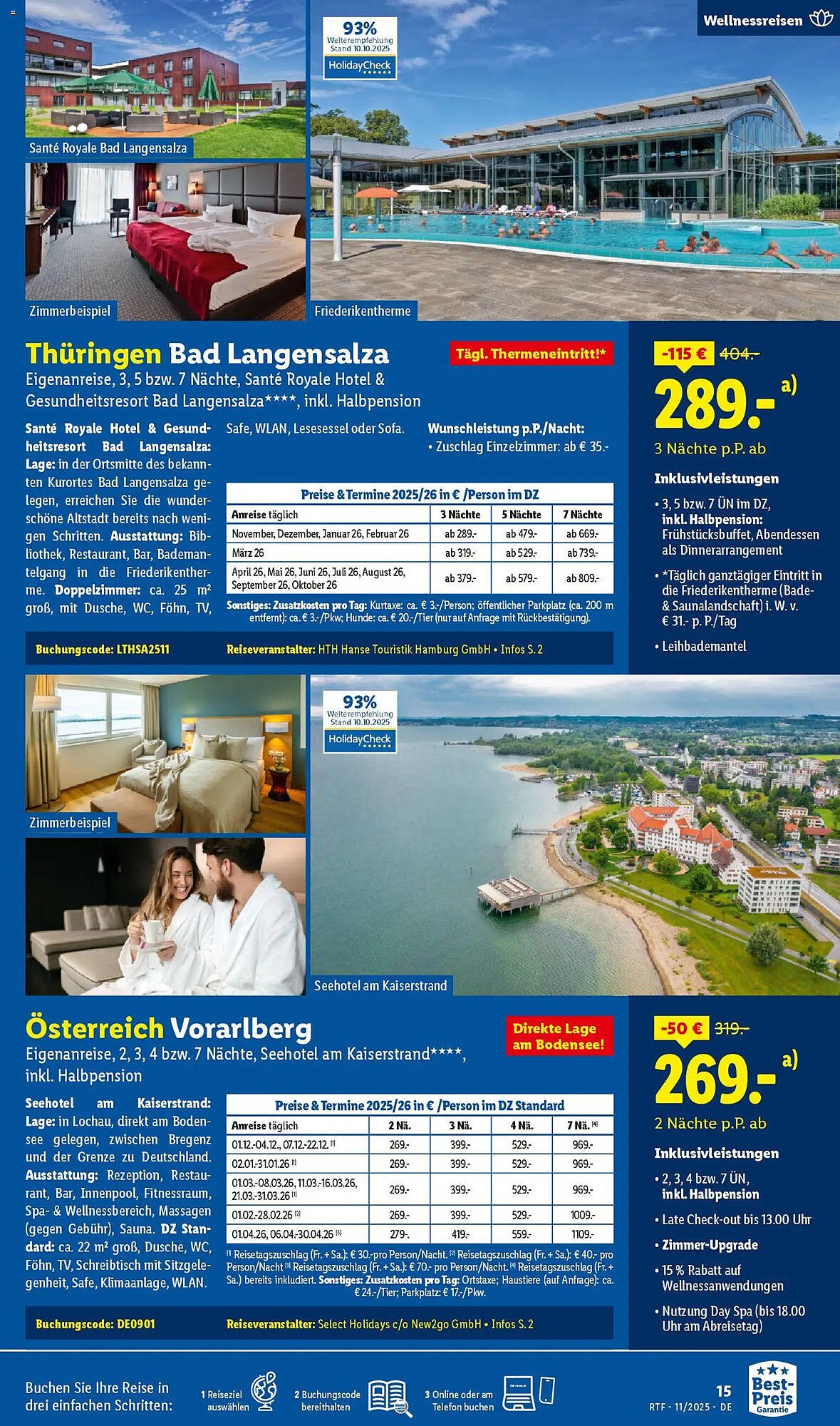 Lidl Reisen Prospekt (2025-11-12 - 2025-12-15)