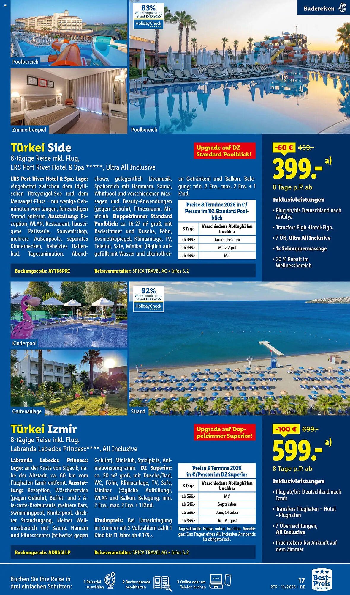 Lidl Reisen Prospekt (2025-11-12 - 2025-12-15)