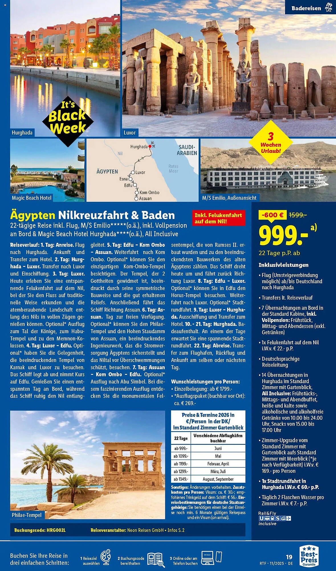 Lidl Reisen Prospekt (2025-11-12 - 2025-12-15)