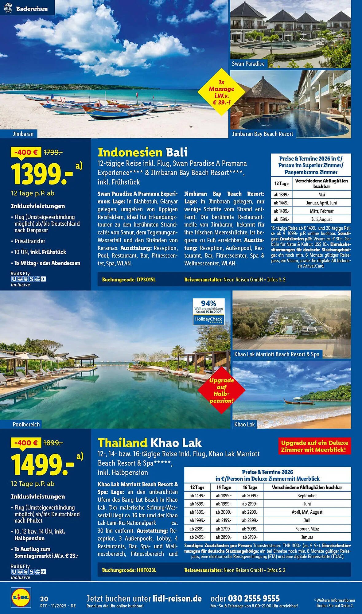 Lidl Reisen Prospekt (2025-11-12 - 2025-12-15)