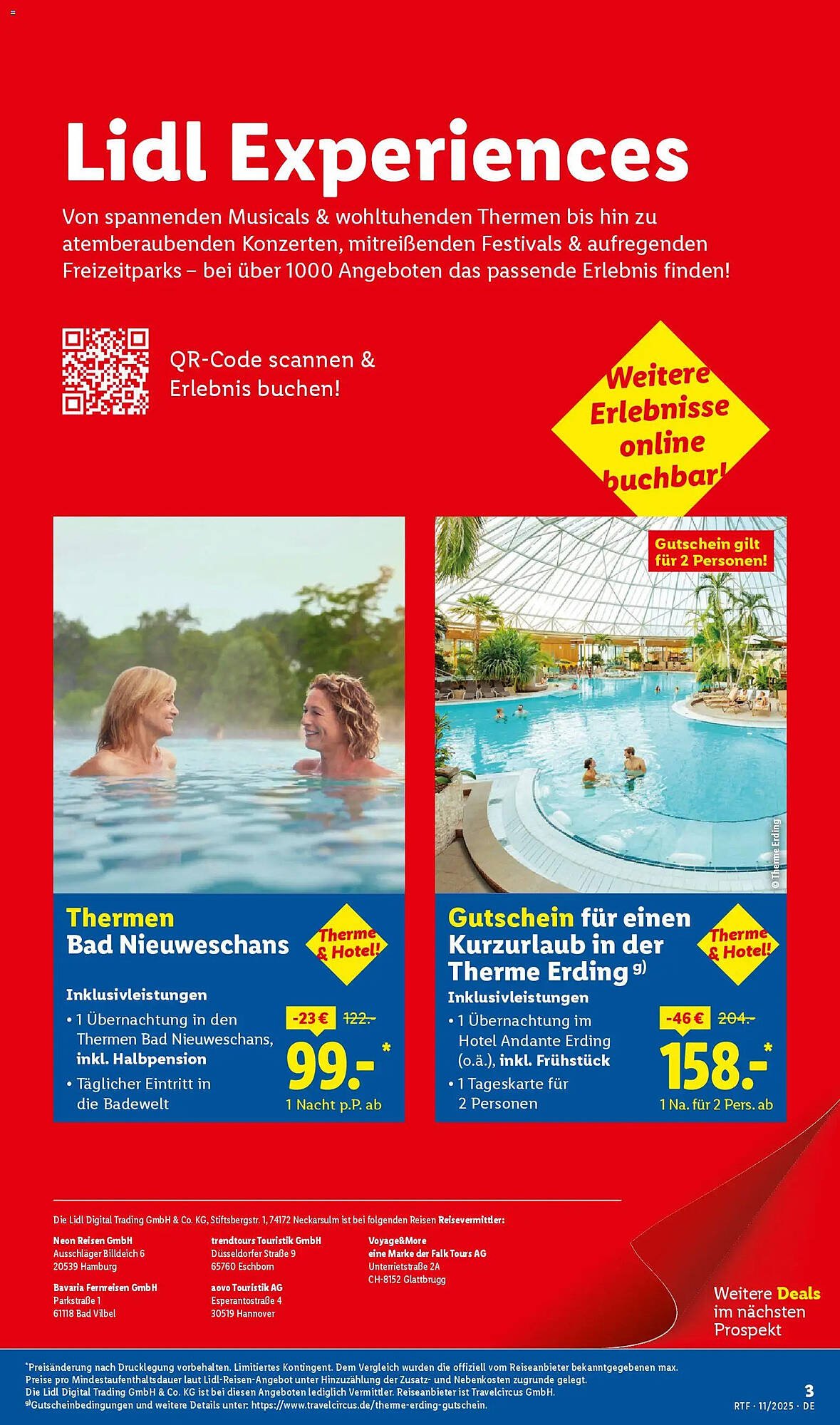 Lidl Reisen Prospekt (2025-11-12 - 2025-12-15)