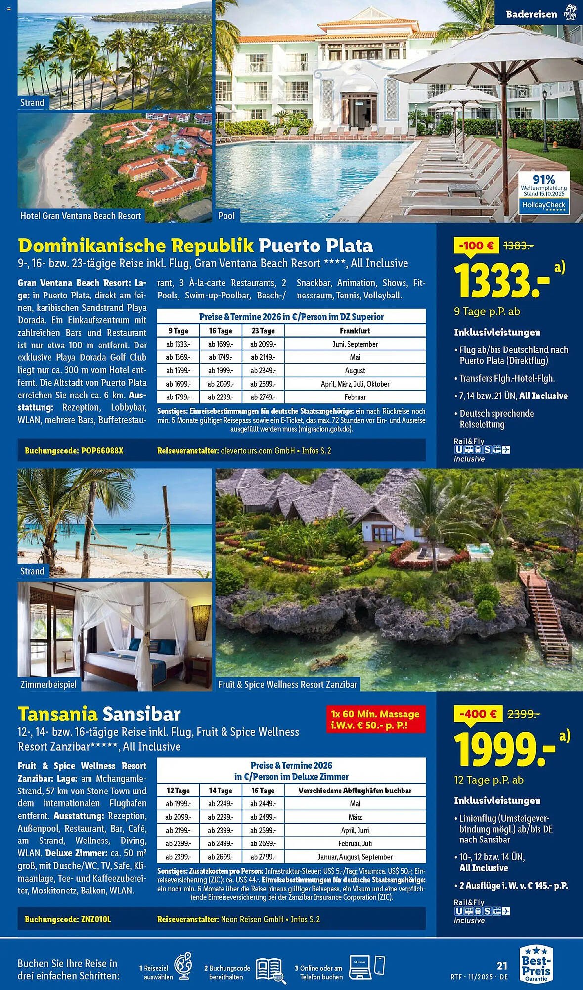 Lidl Reisen Prospekt (2025-11-12 - 2025-12-15)