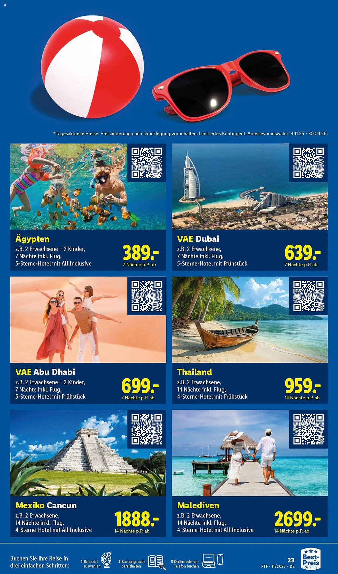 Lidl Reisen Prospekt (2025-11-12 - 2025-12-15)