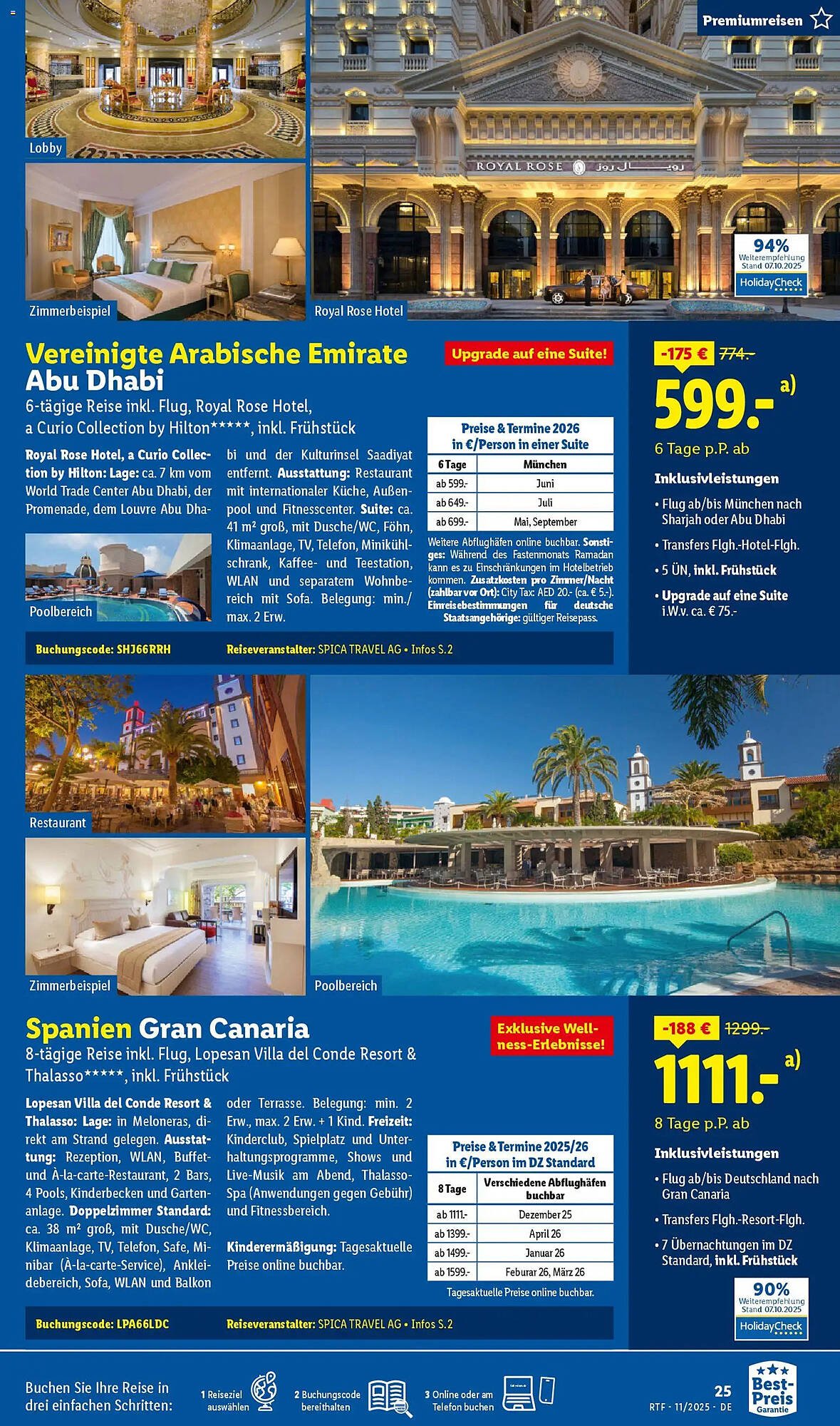 Lidl Reisen Prospekt (2025-11-12 - 2025-12-15)