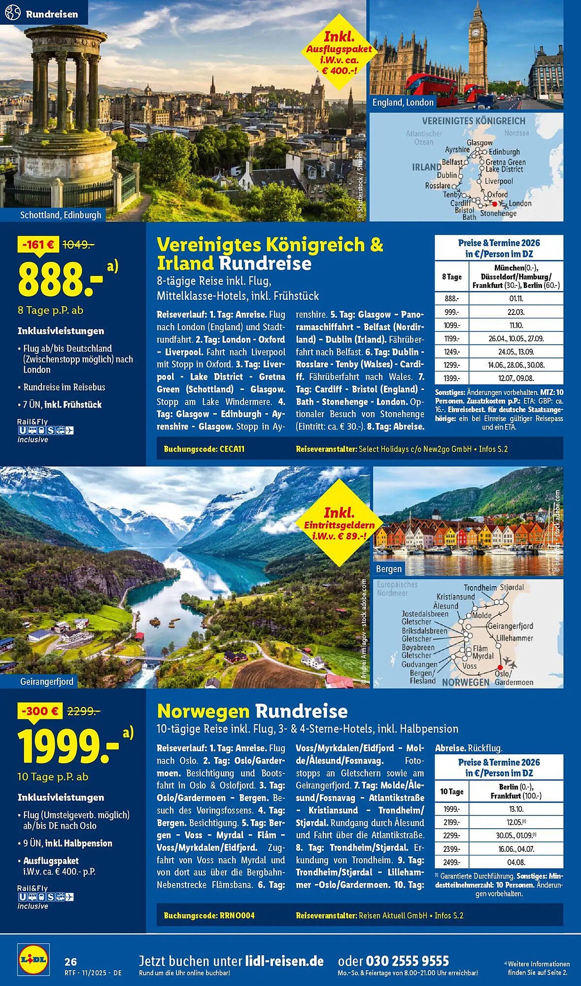 Lidl Reisen Prospekt (2025-11-12 - 2025-12-15)