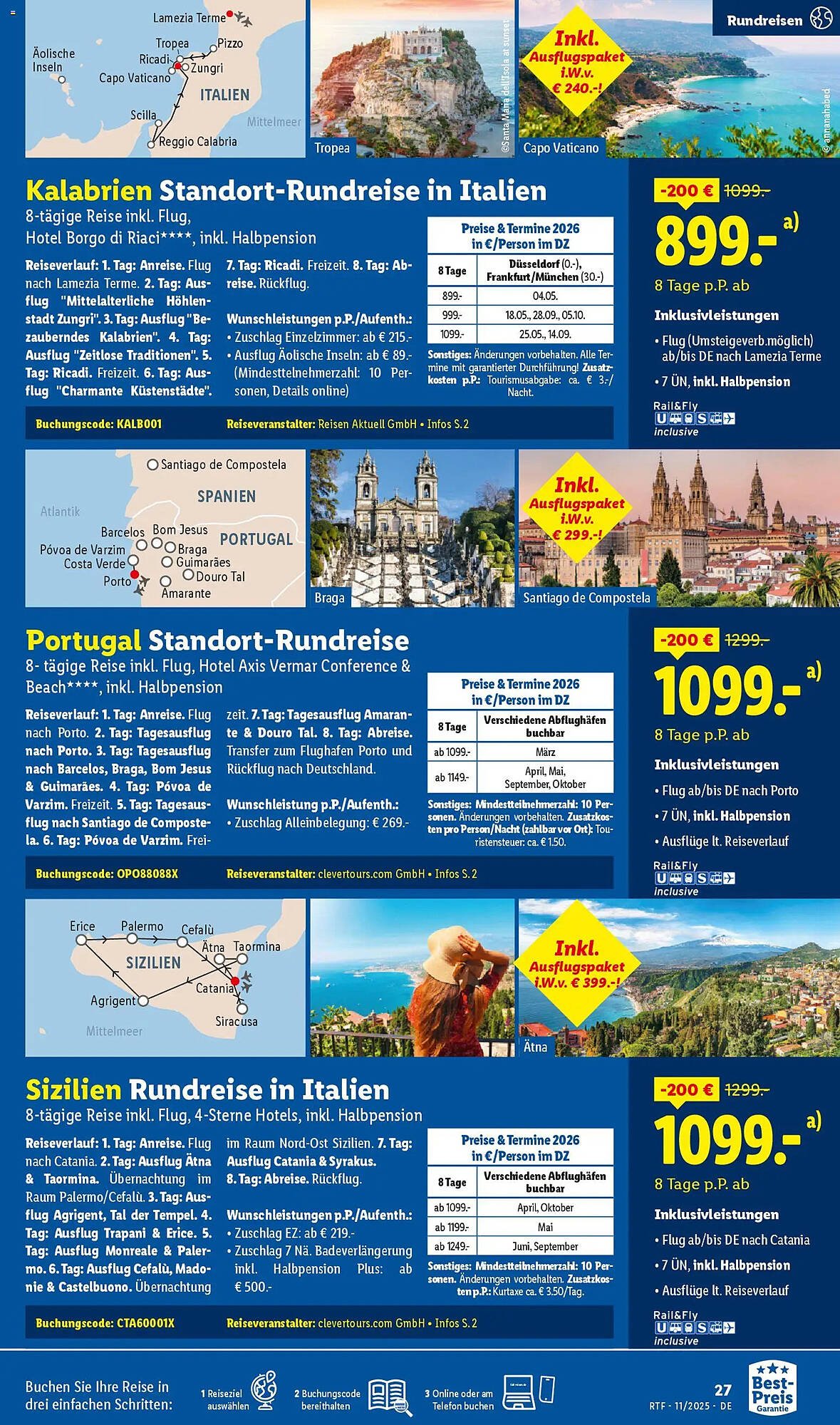 Lidl Reisen Prospekt (2025-11-12 - 2025-12-15)