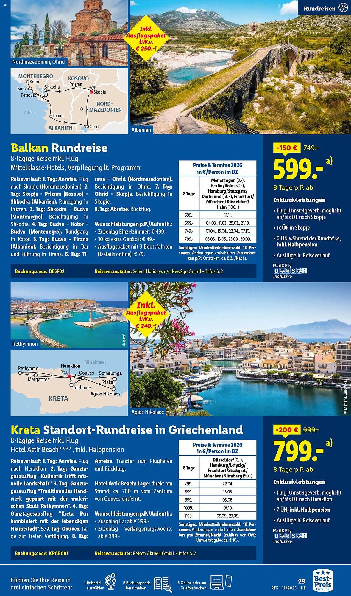 Lidl Reisen Prospekt (2025-11-12 - 2025-12-15)