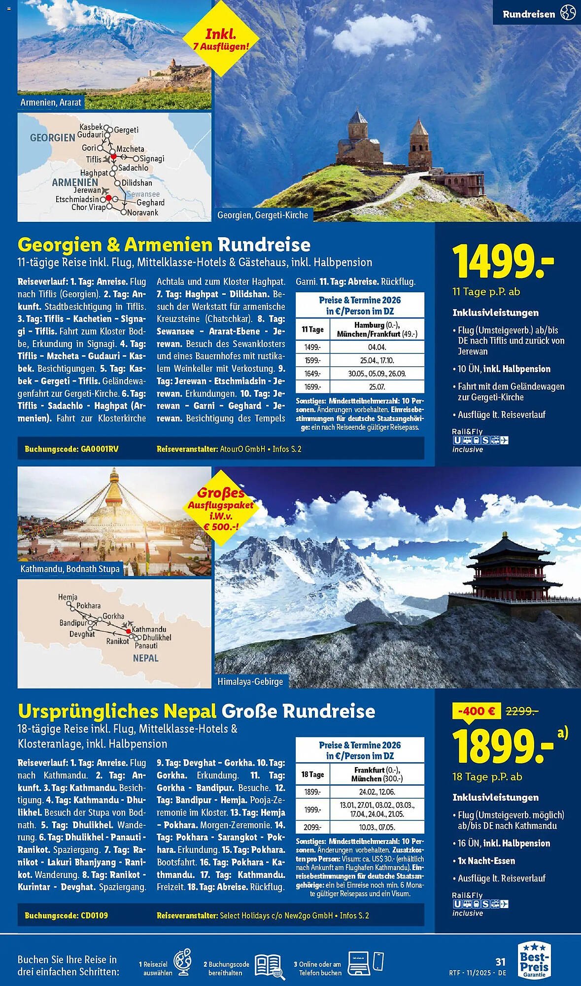 Lidl Reisen Prospekt (2025-11-12 - 2025-12-15)