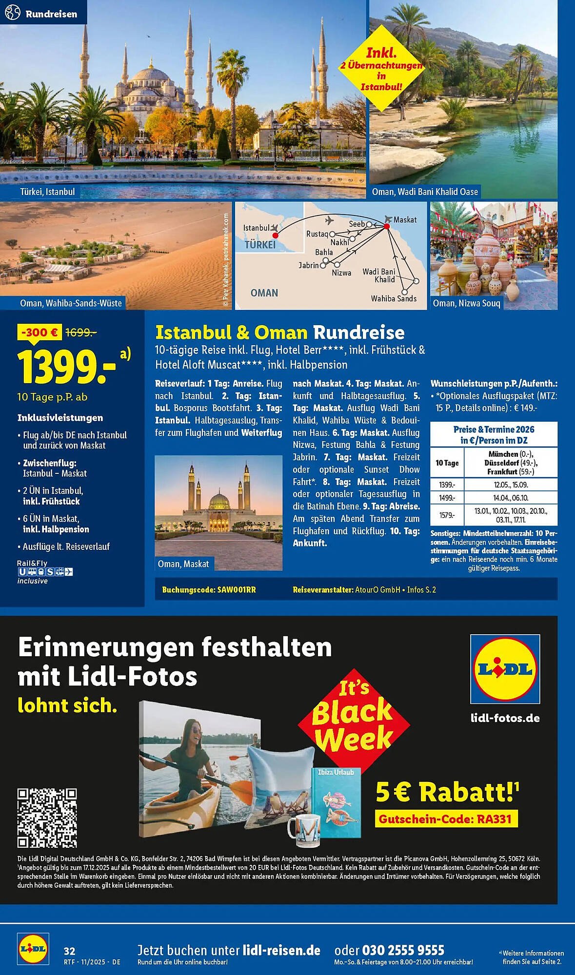 Lidl Reisen Prospekt (2025-11-12 - 2025-12-15)