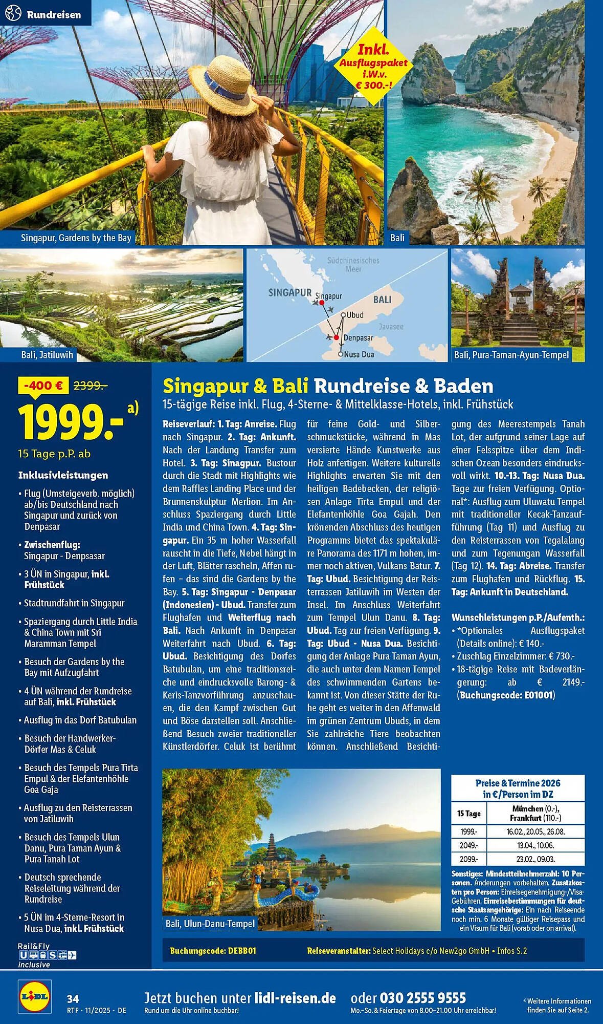 Lidl Reisen Prospekt (2025-11-12 - 2025-12-15)