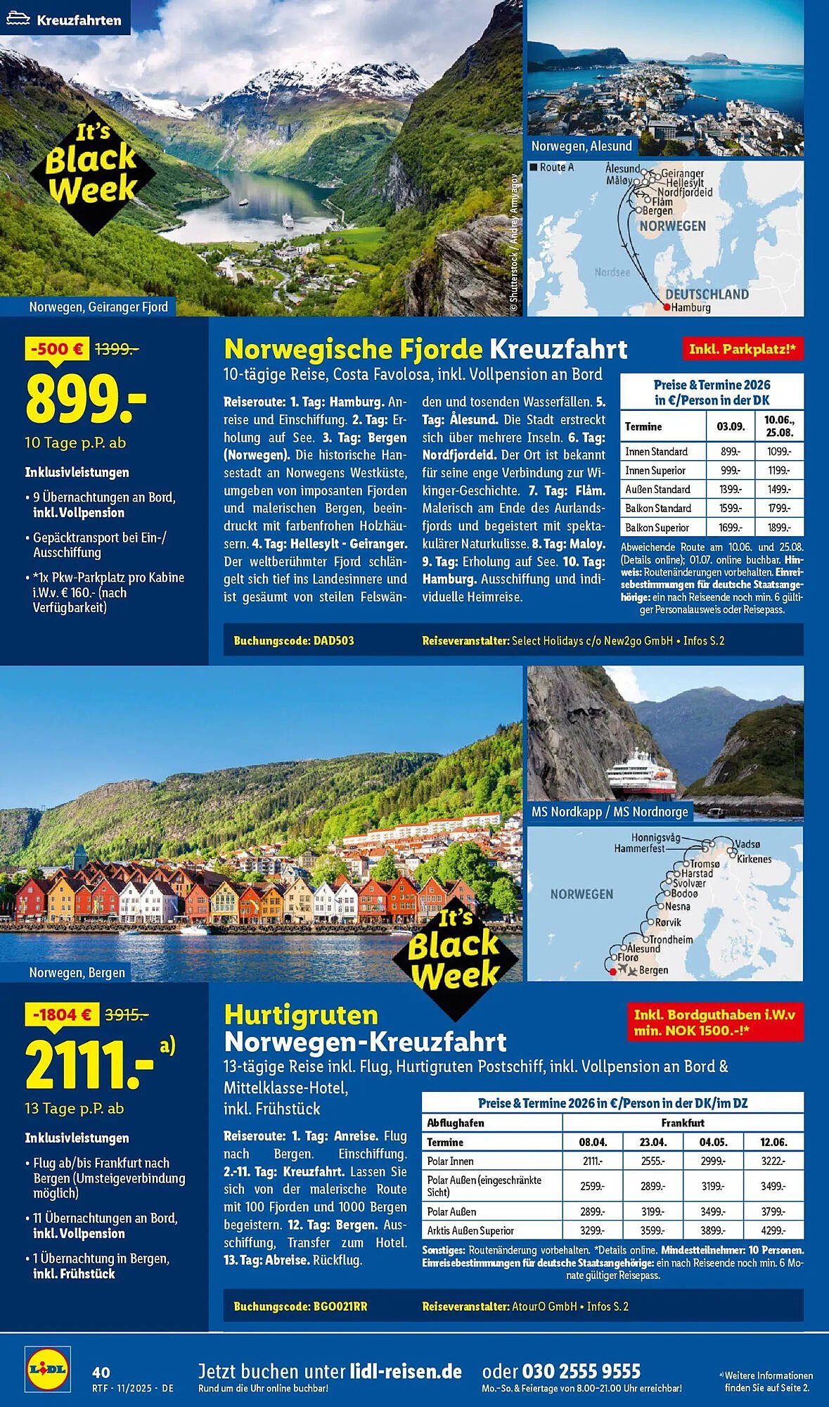 Lidl Reisen Prospekt (2025-11-12 - 2025-12-15)