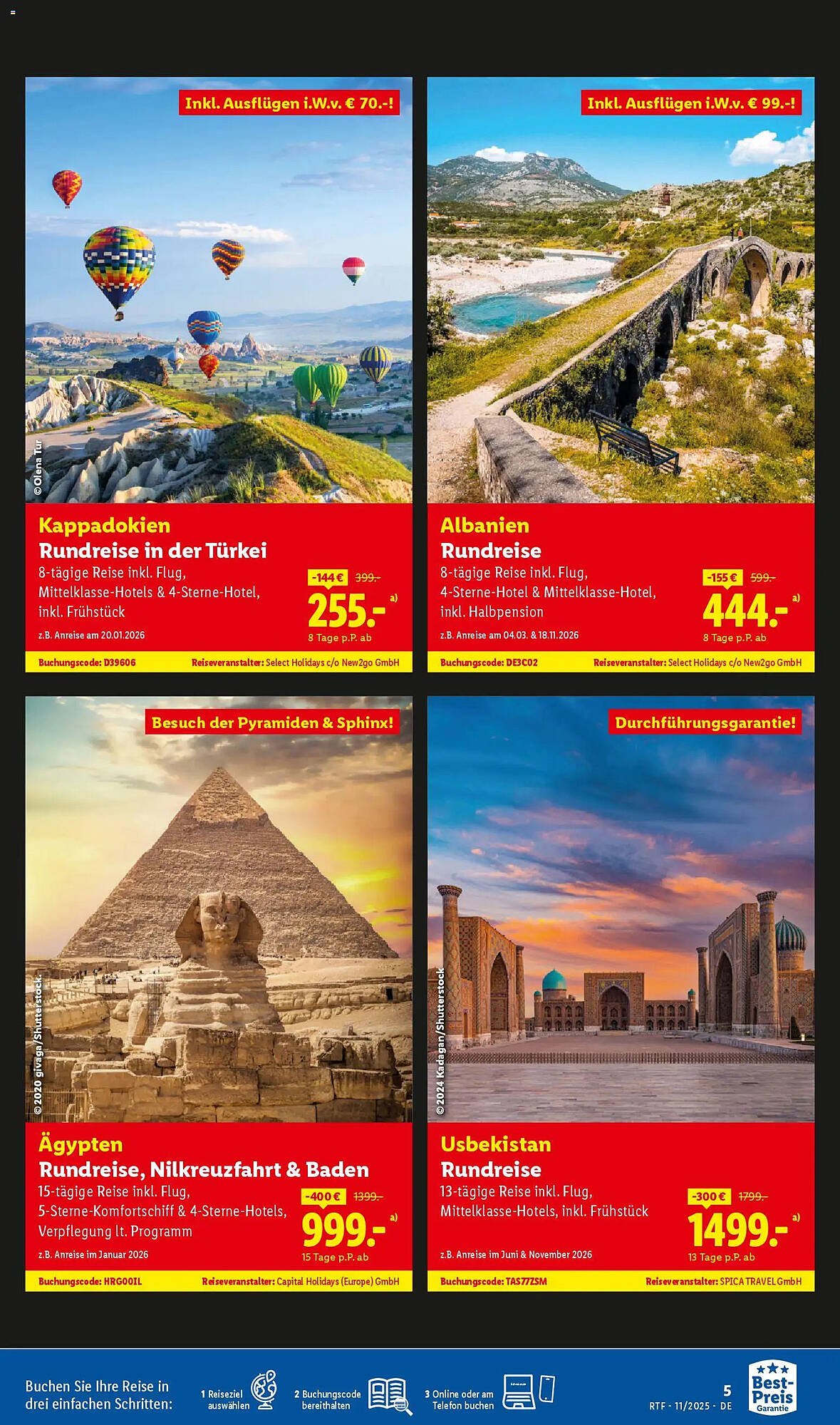 Lidl Reisen Prospekt (2025-11-12 - 2025-12-15)