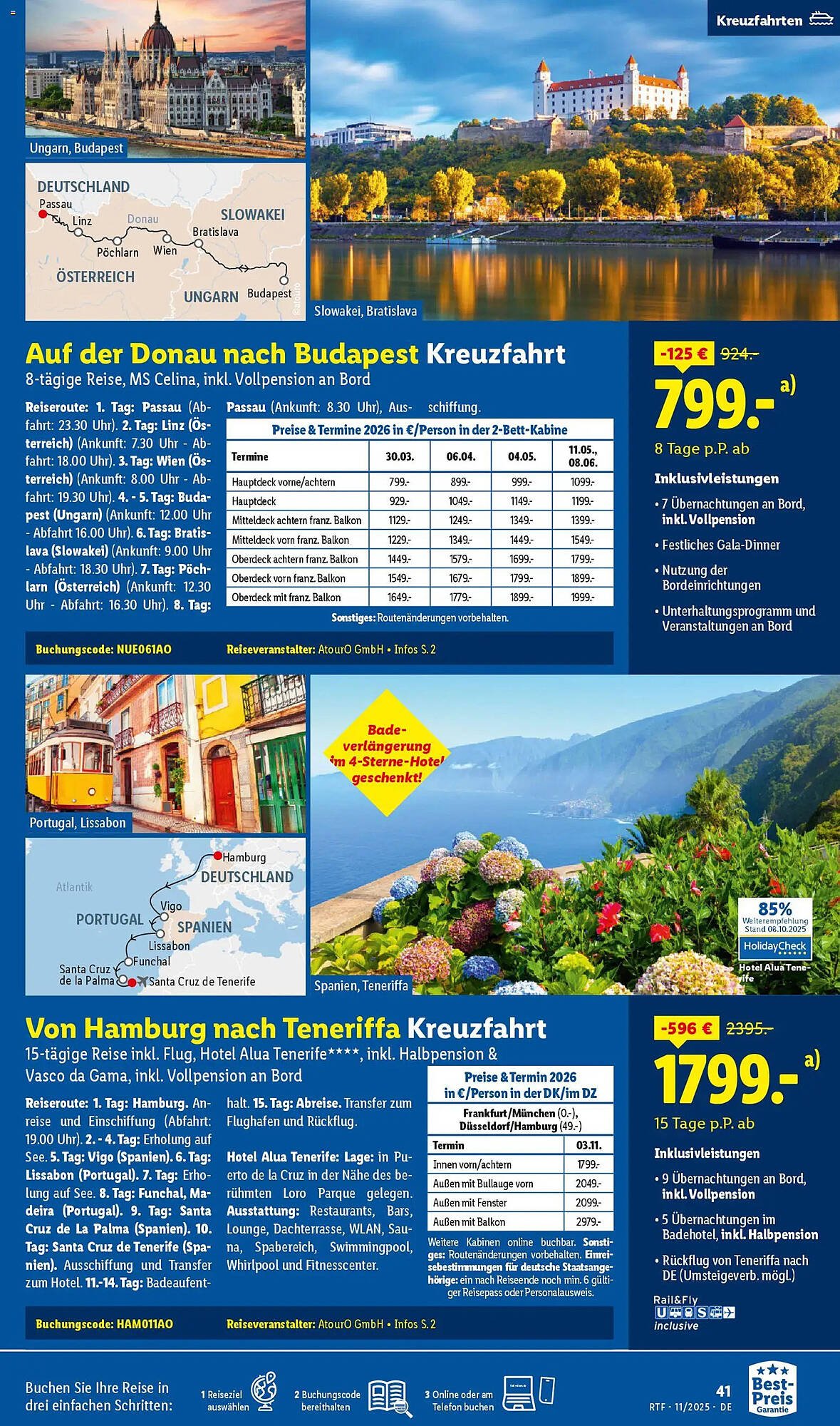 Lidl Reisen Prospekt (2025-11-12 - 2025-12-15)