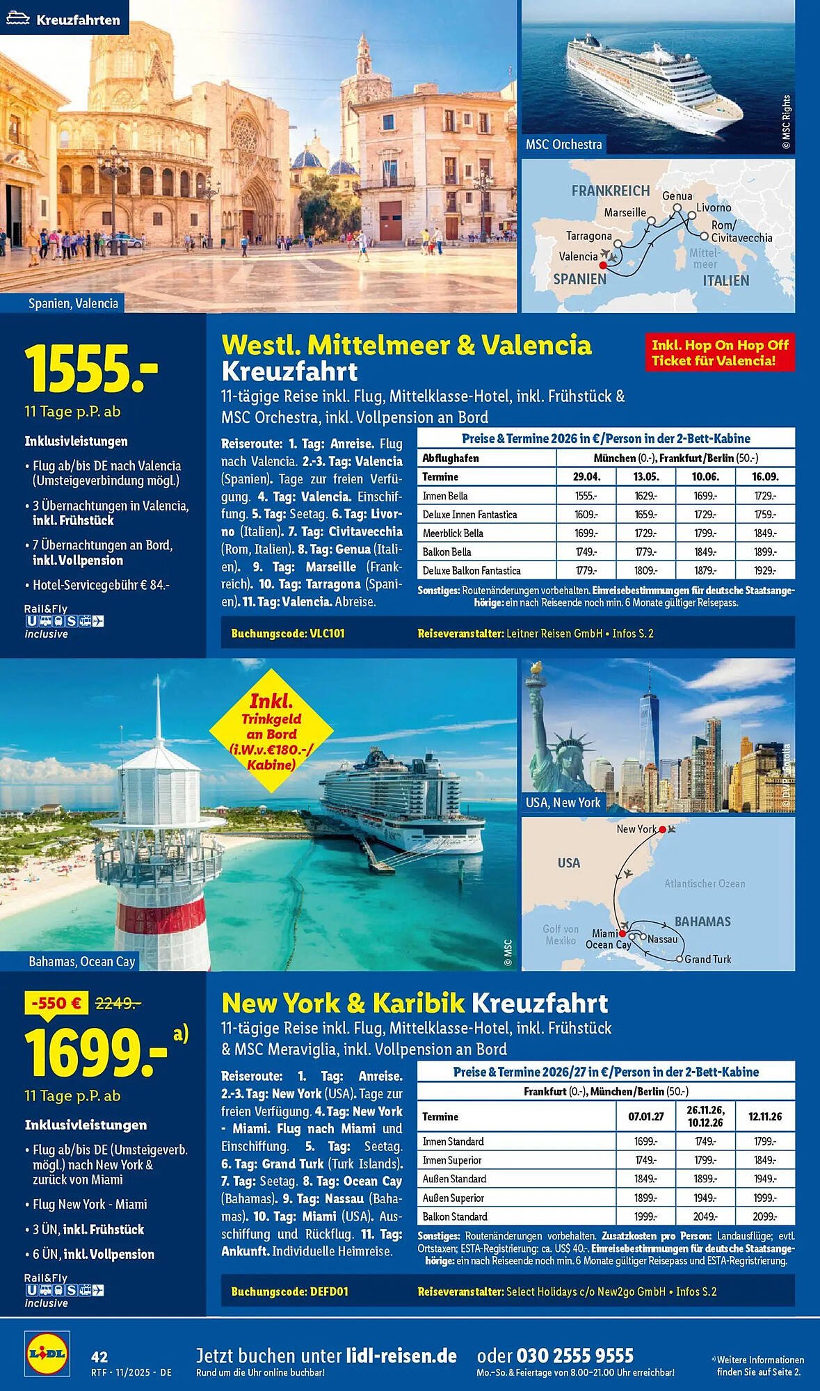 Lidl Reisen Prospekt (2025-11-12 - 2025-12-15)