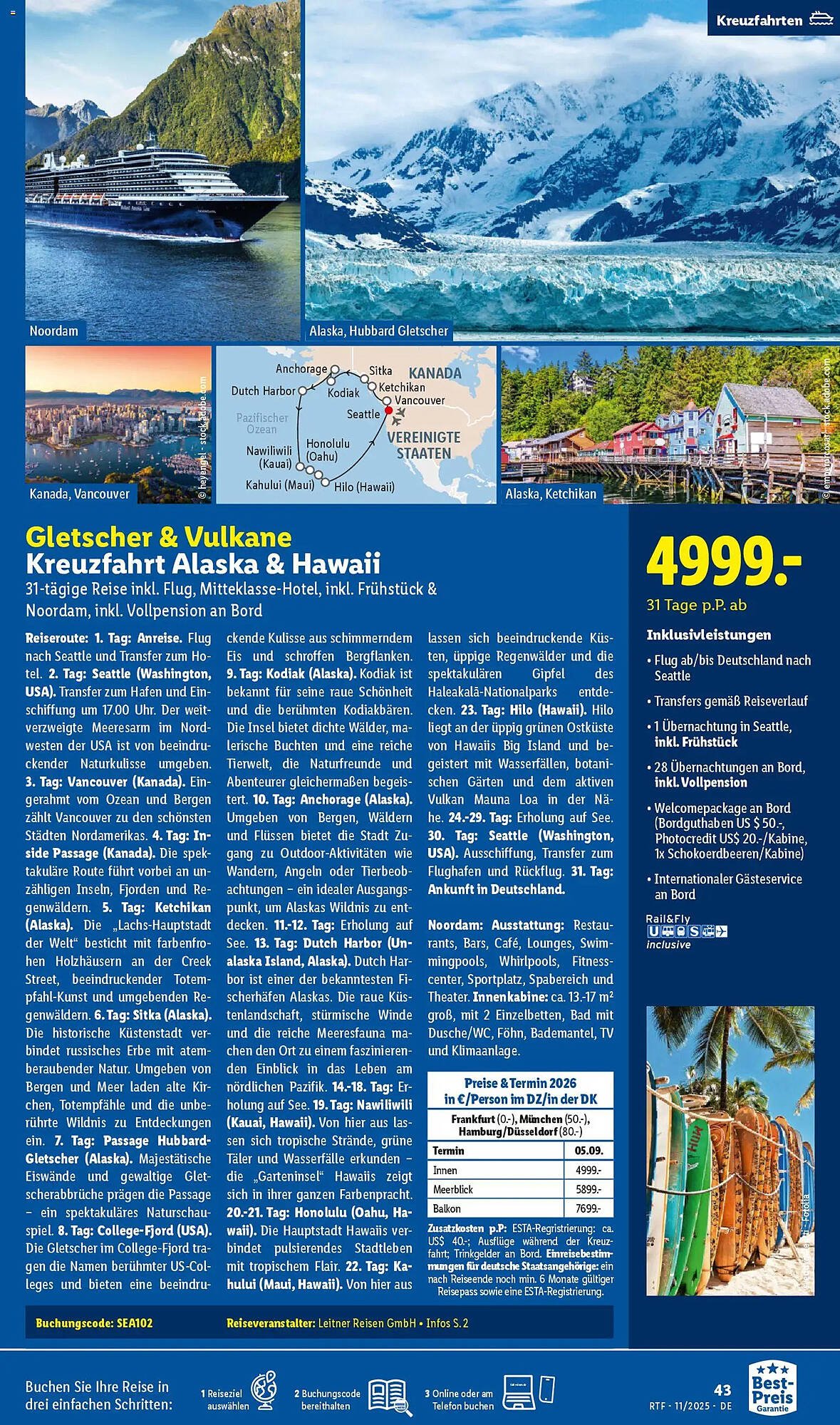 Lidl Reisen Prospekt (2025-11-12 - 2025-12-15)