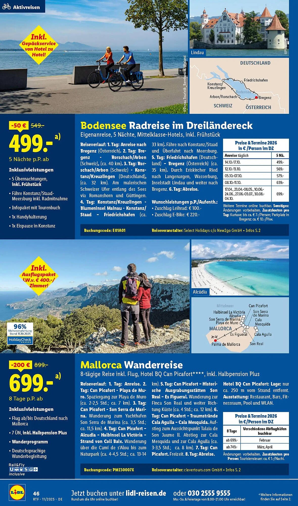 Lidl Reisen Prospekt (2025-11-12 - 2025-12-15)