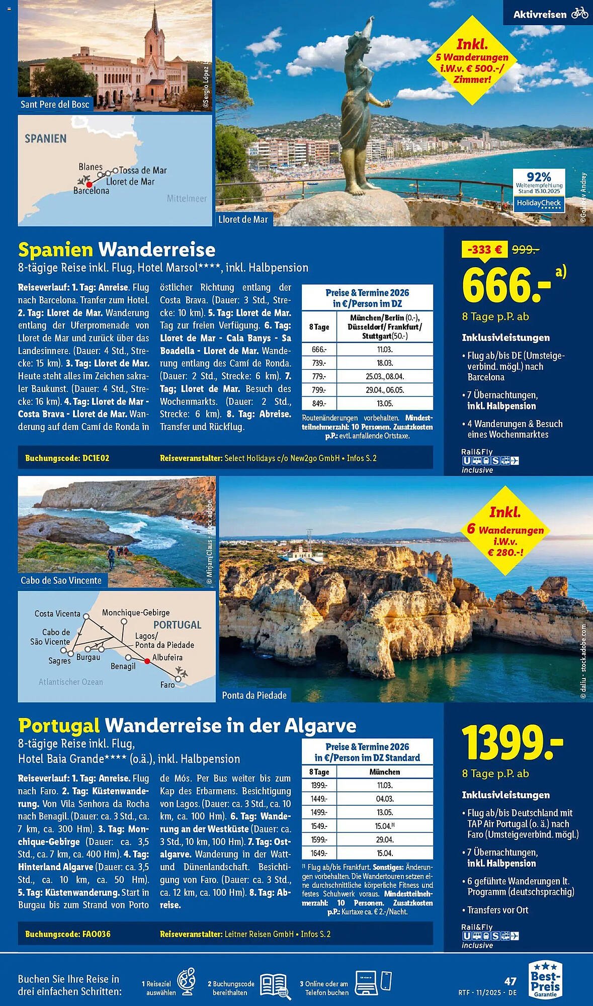 Lidl Reisen Prospekt (2025-11-12 - 2025-12-15)